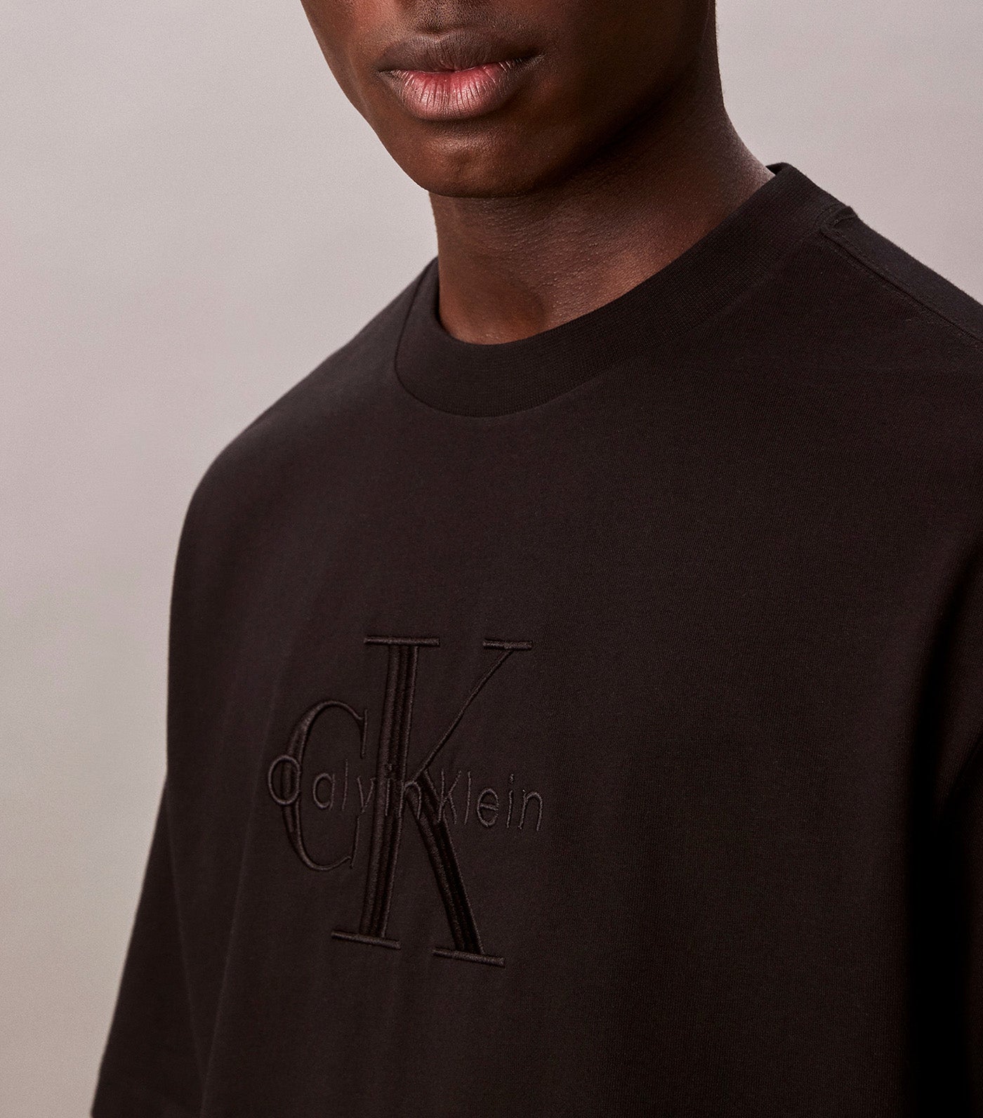 Relaxed Monogram T-Shirt Black