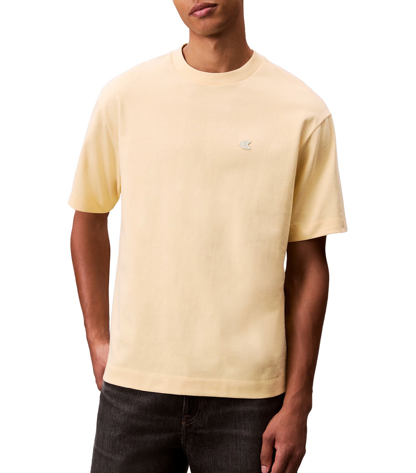 Embroidered Monogram Logo Relaxed T-Shirt