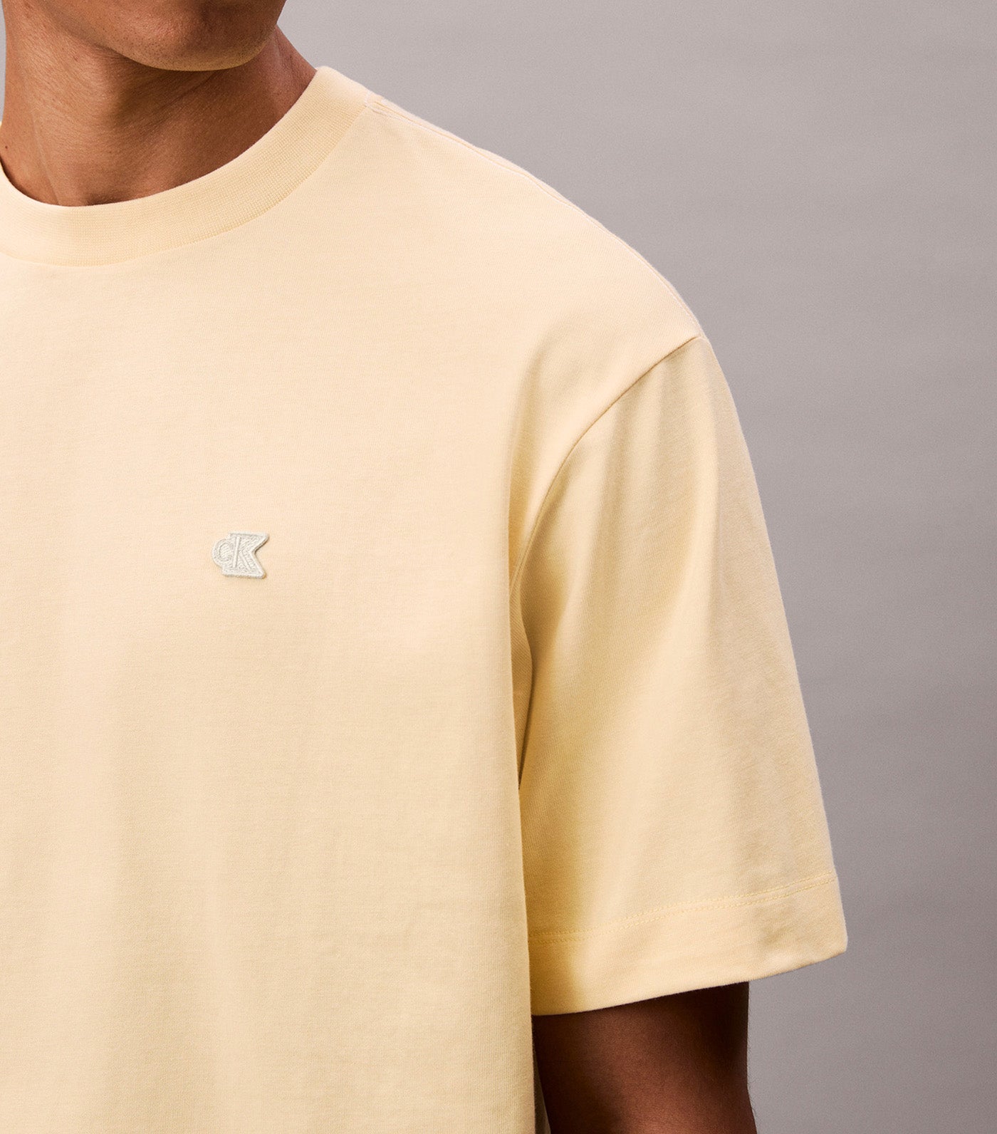 Embroidered Monogram Logo Relaxed T-Shirt