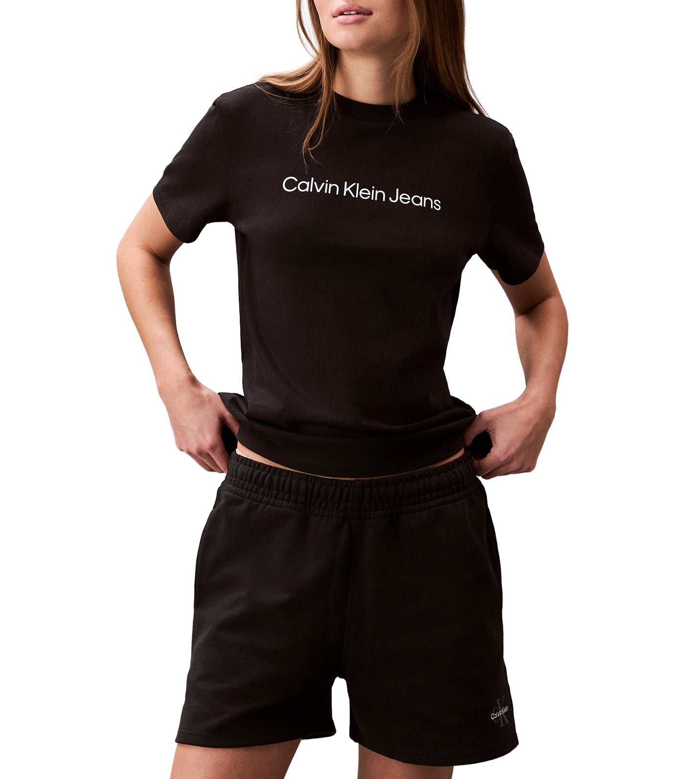 Monologo French Terry Shorts Black