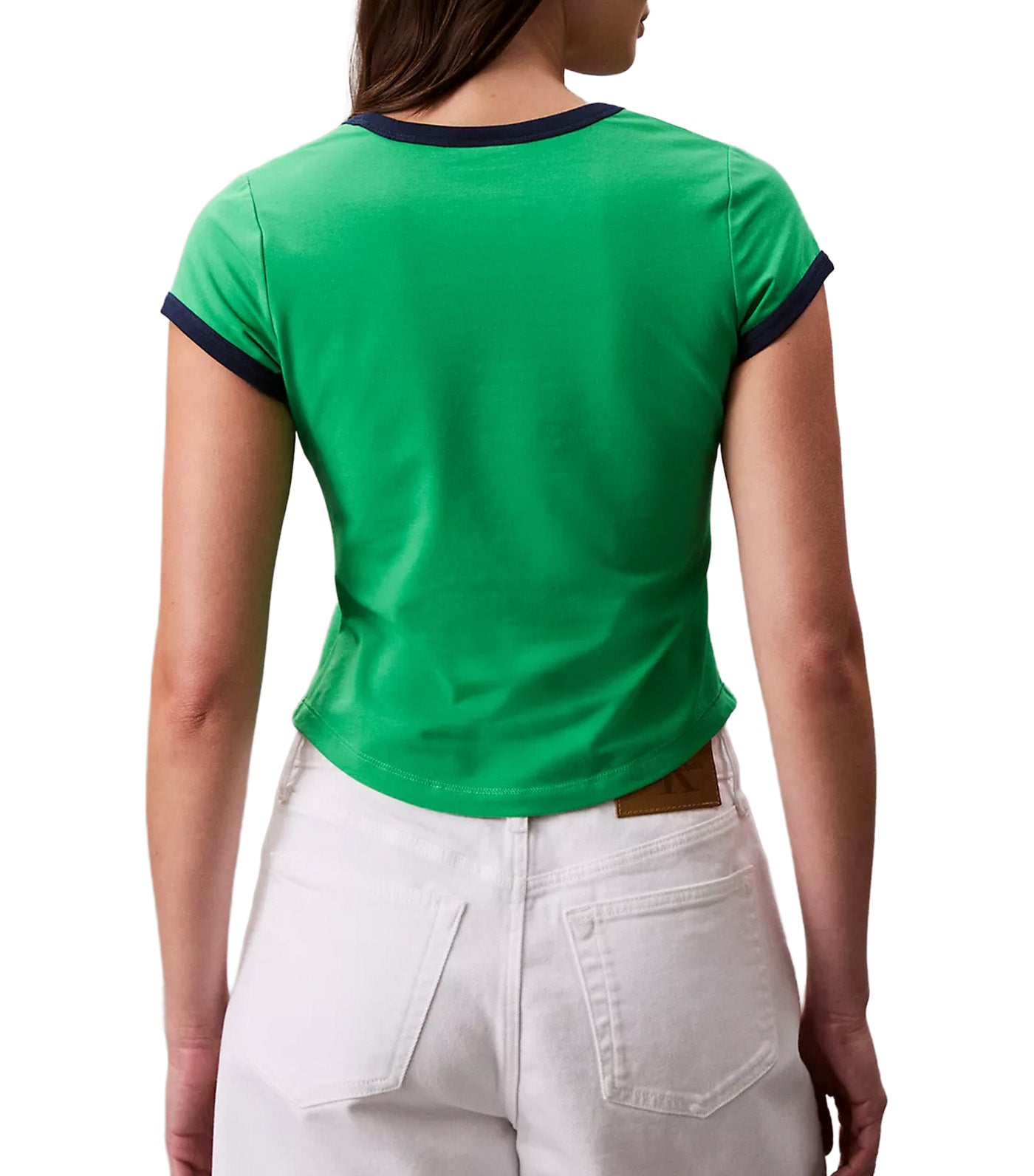 Monogram Logo Shape Graphic Slim T-Shirt