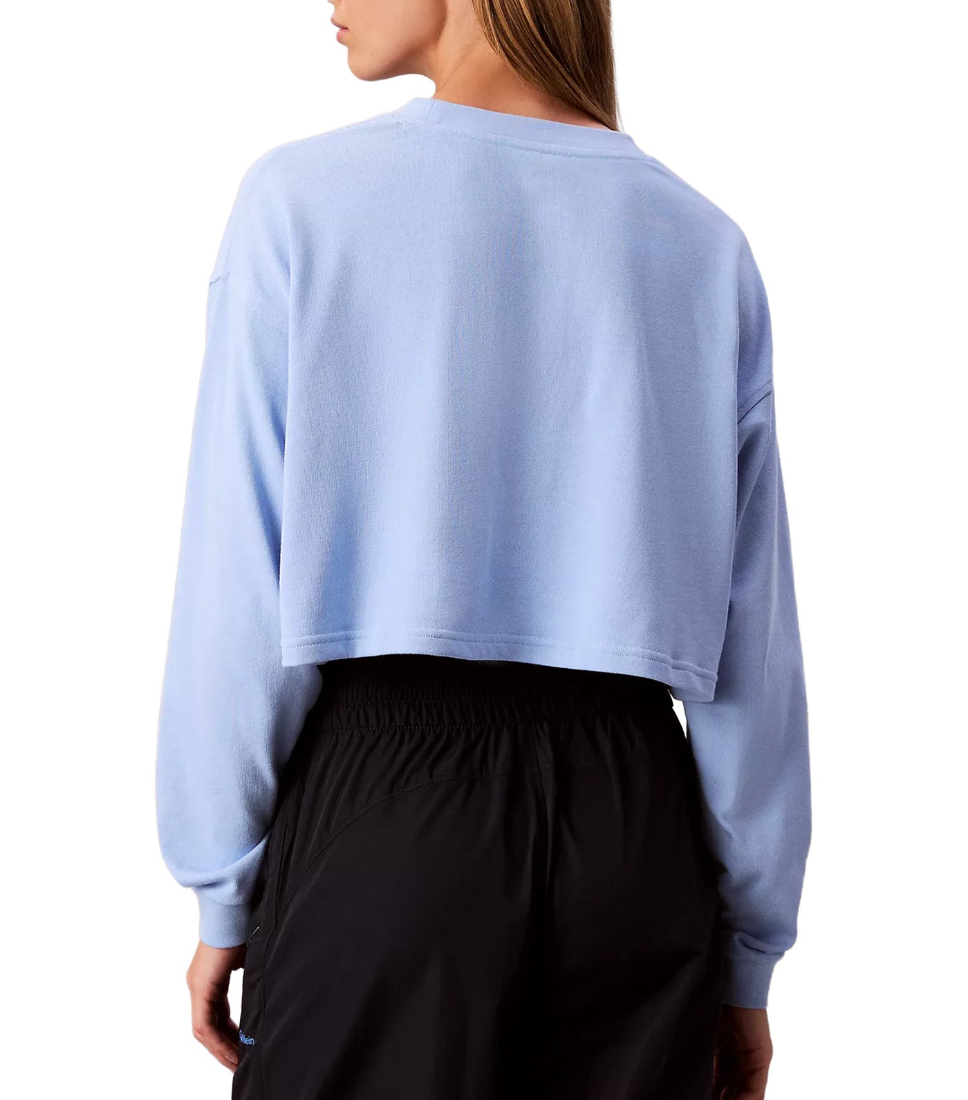 Logo Cotton Jersey Cropped Tee