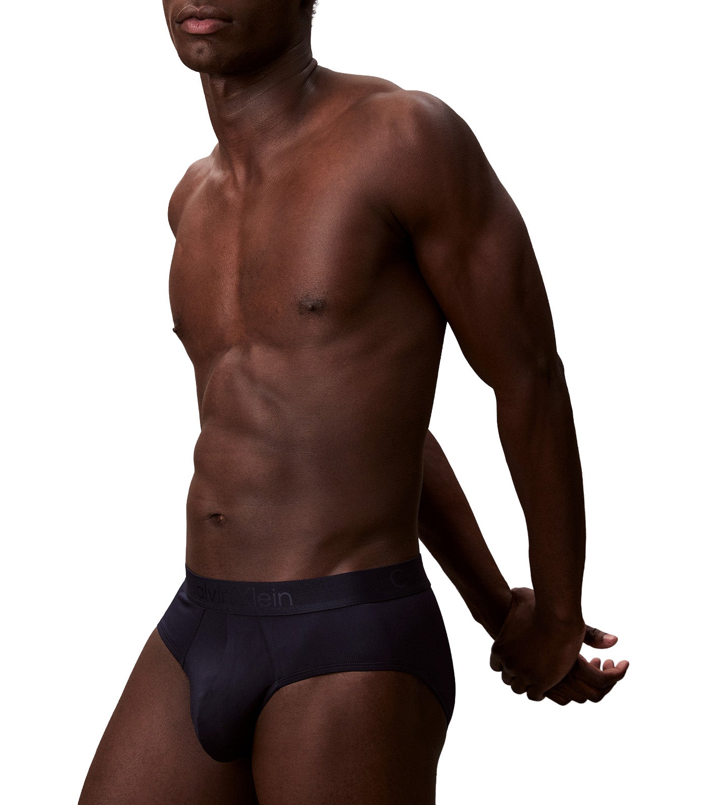 CK Black Microfiber Hip Briefs