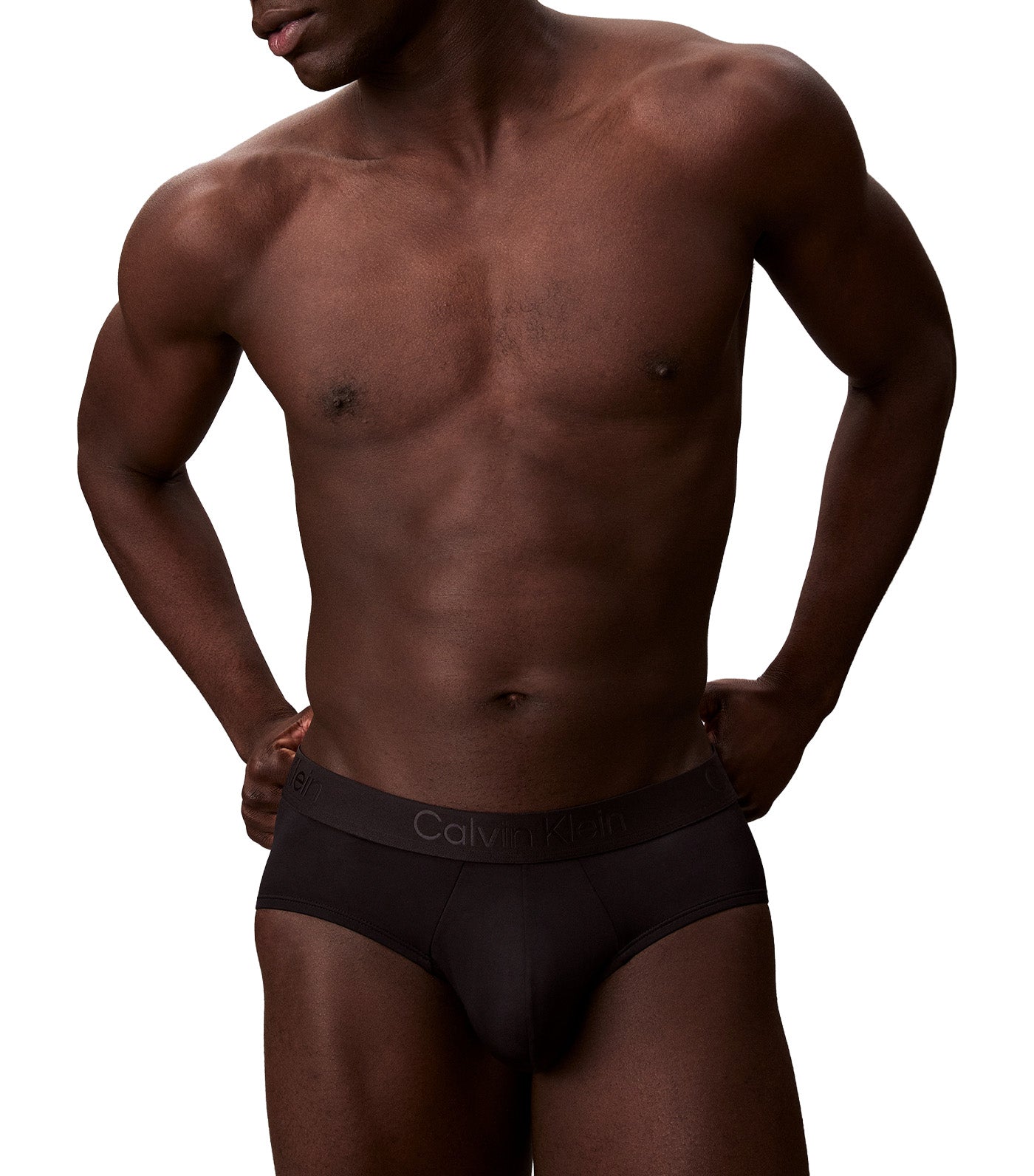 CK Black Microfiber Hip Briefs