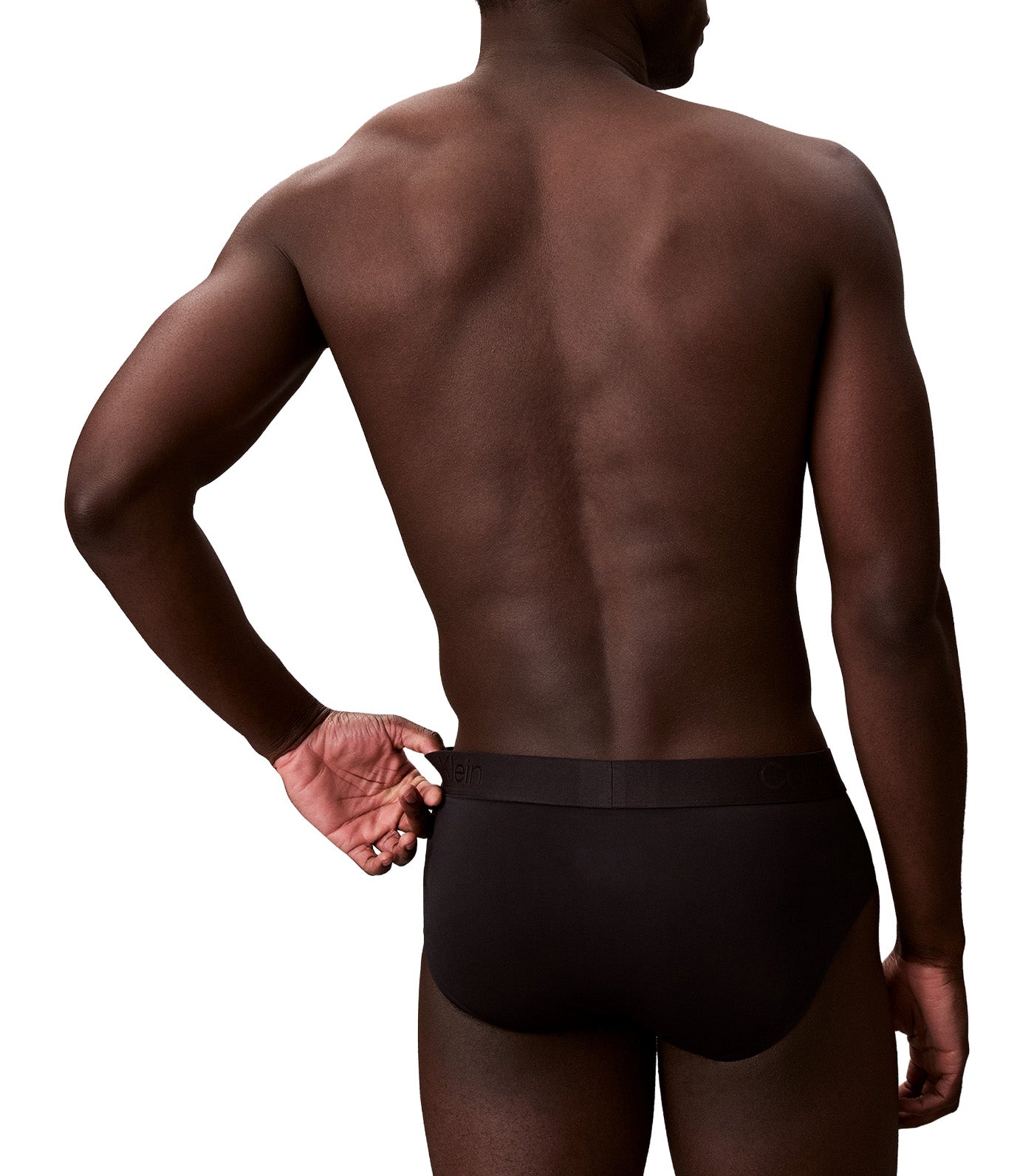 CK Black Microfiber Hip Briefs