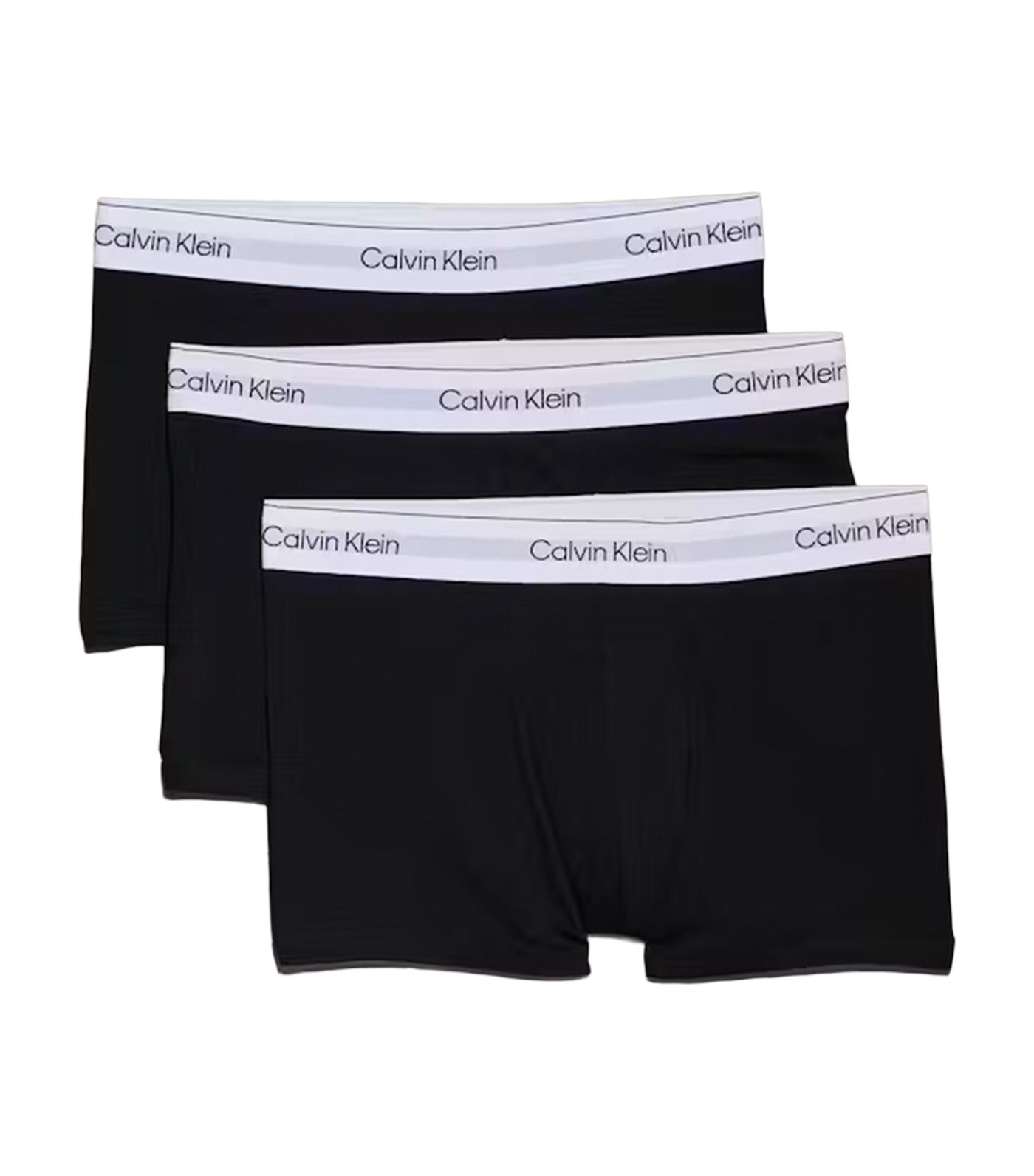 Men's Trunks 3PK Black with Heavenly Iris Logo/Black with Peach Bliss L