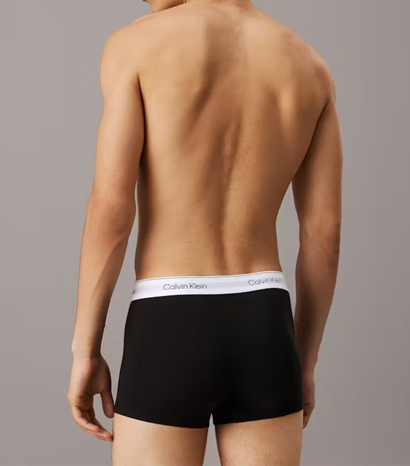 Men's Trunks 3PK Black with Heavenly Iris Logo/Black with Peach Bliss L