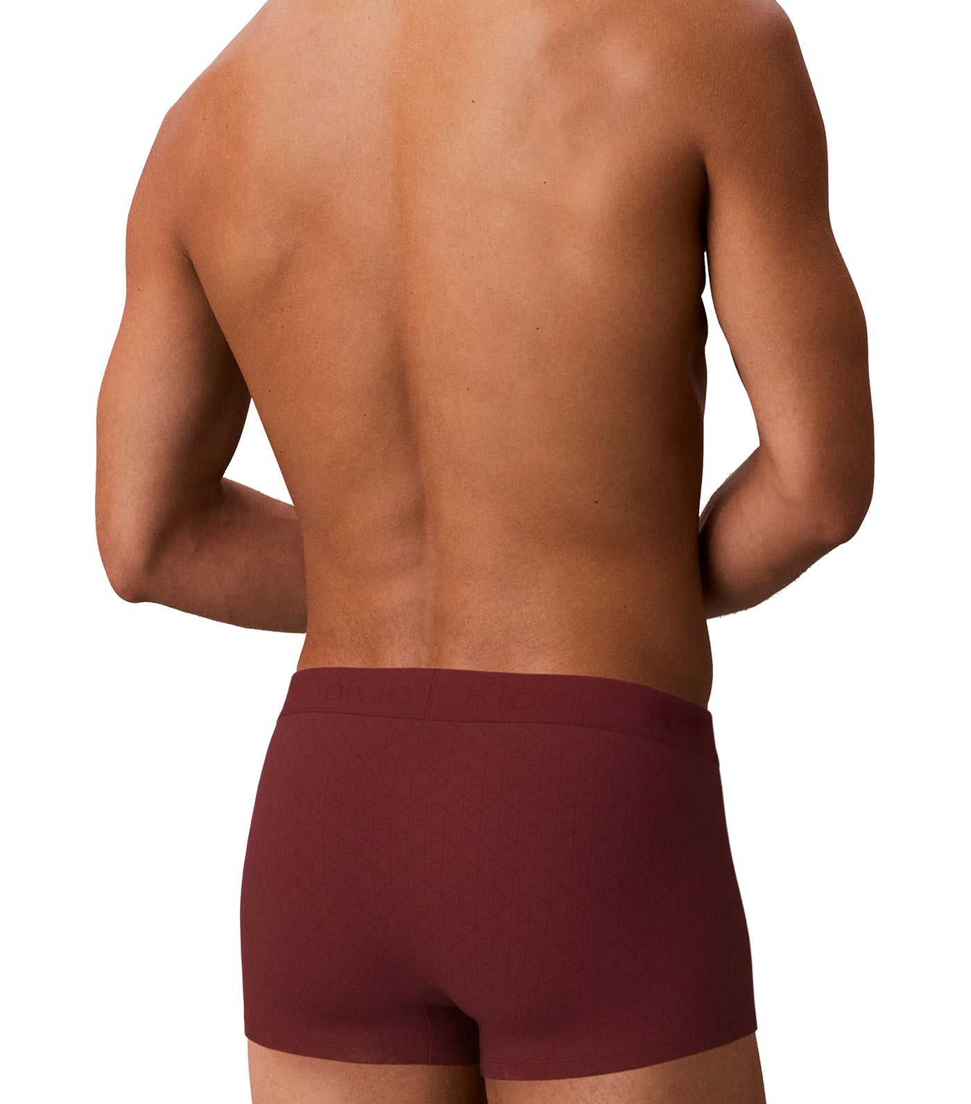 Micro Stretch Logo Low Rise Trunks Teenie Deluster Emblem/Fall Berry