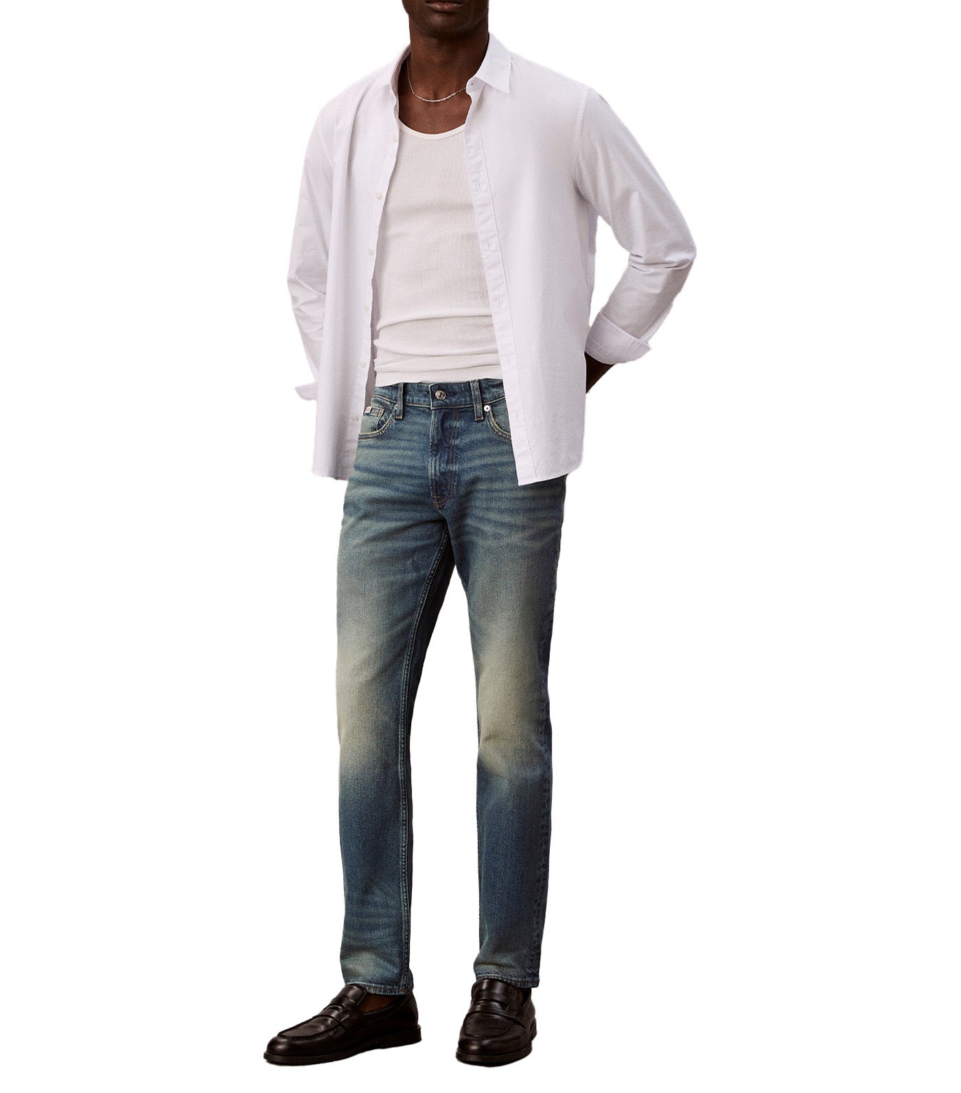 Slim Fit Jean Indigo Citrine