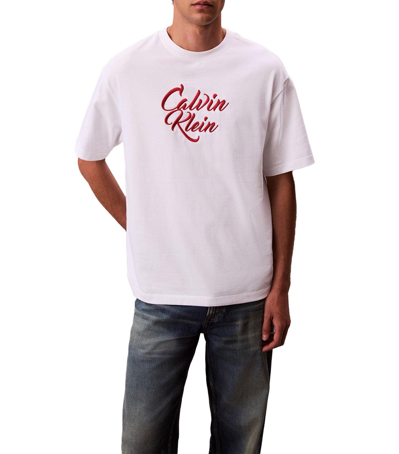 Script Logo Graphic Relaxed T-Shirt