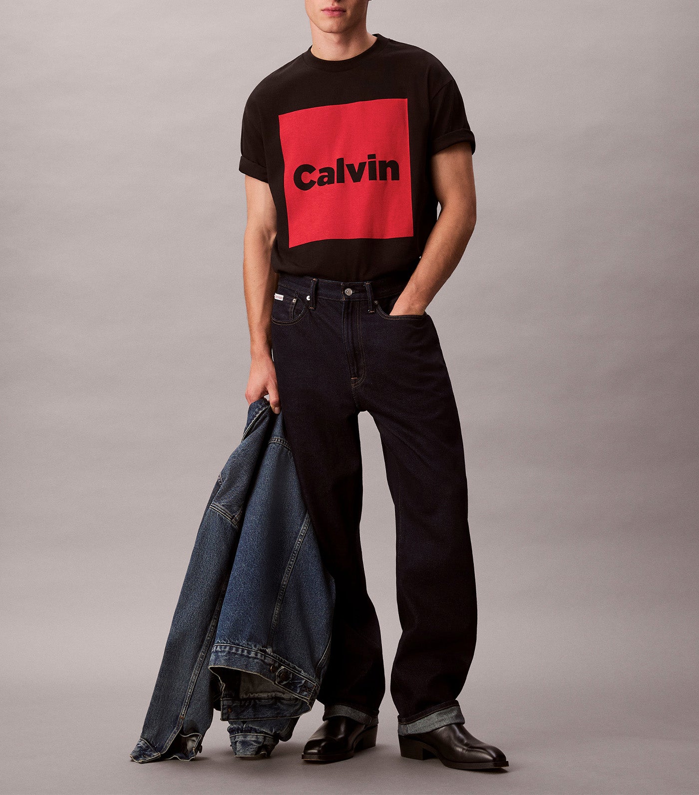 Logo Box Graphic Relaxed T-Shirt