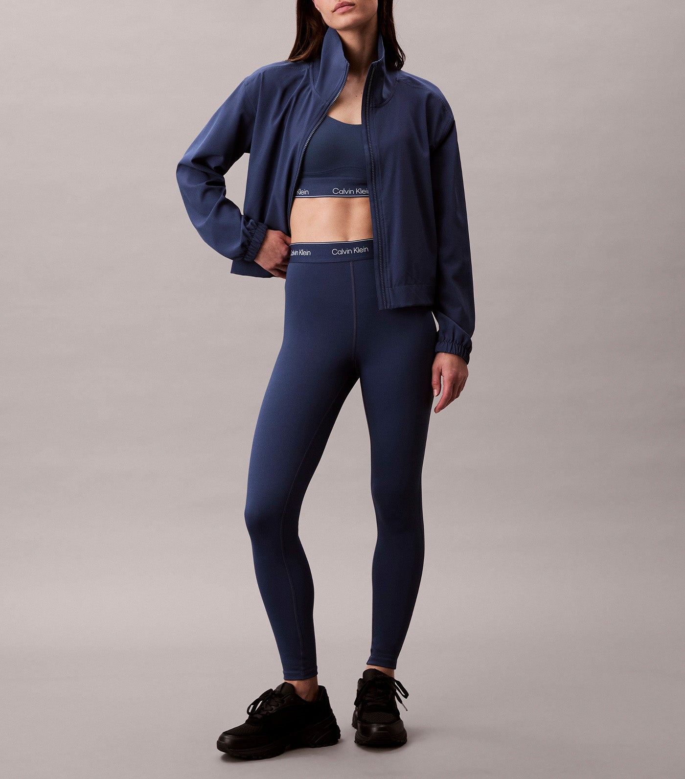 Modern Sport High Rise Logo Waistband 7/8 Leggings