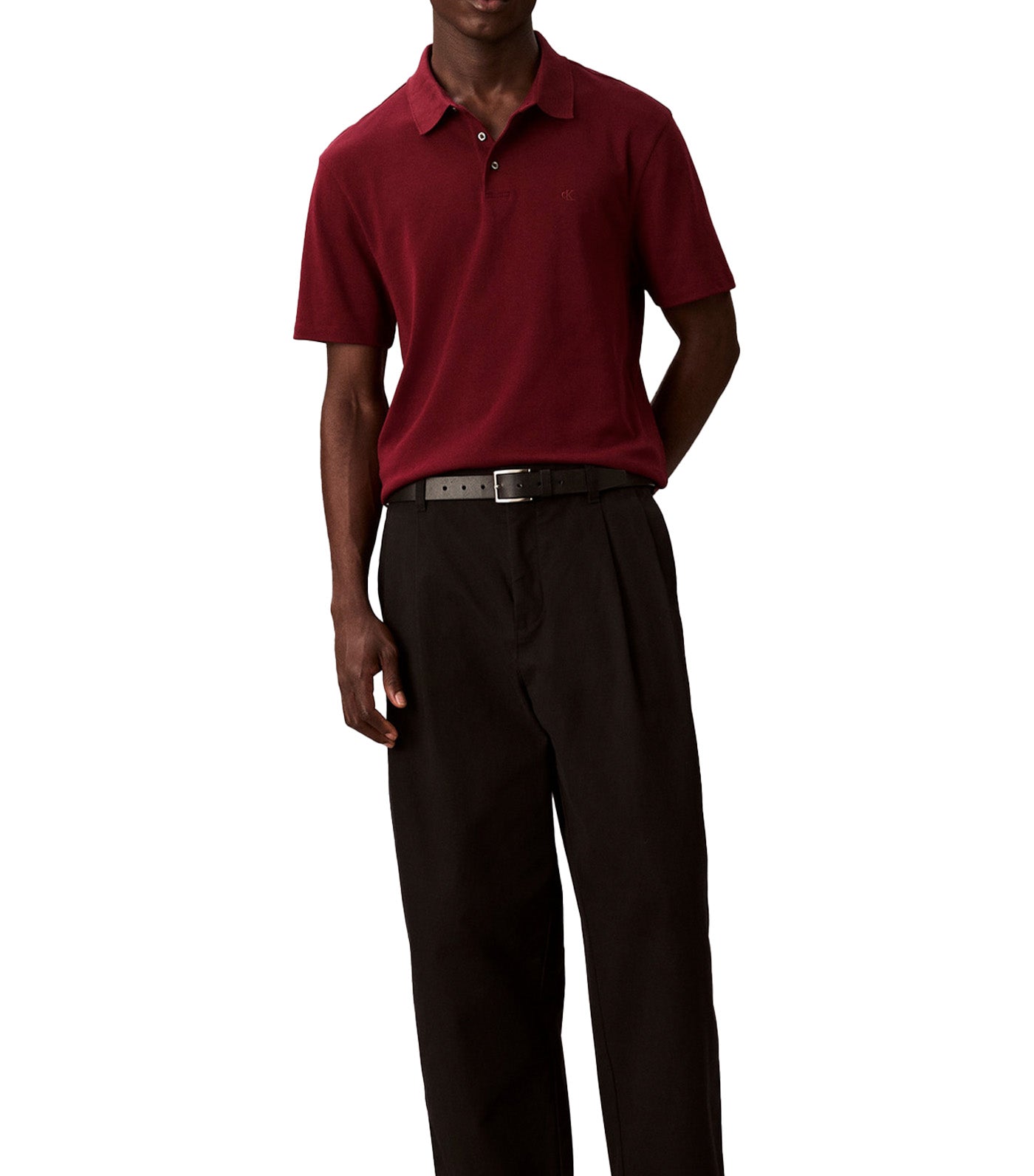 Supima Cotton Polo Sweater