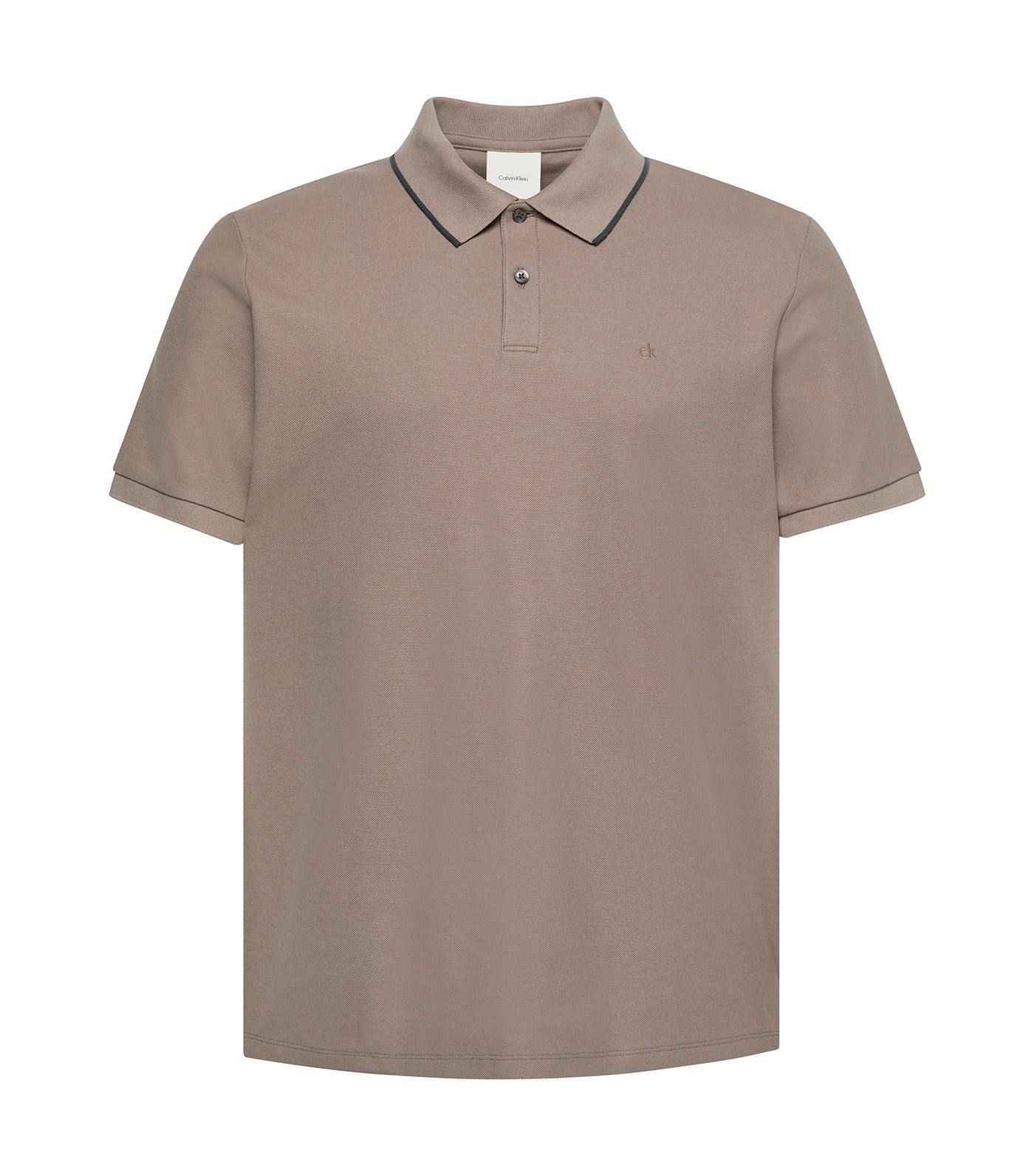 Short Sleeve Refined Piqué Tipping Polo Shirt