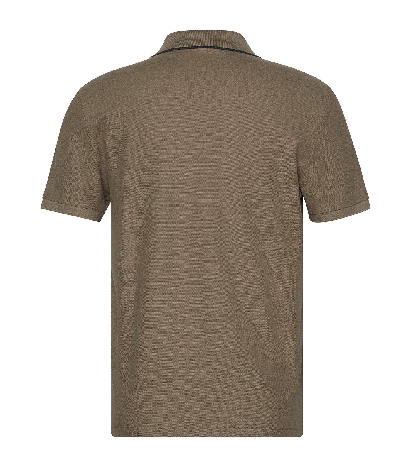 Short Sleeve Refined Piqué Tipping Polo Shirt