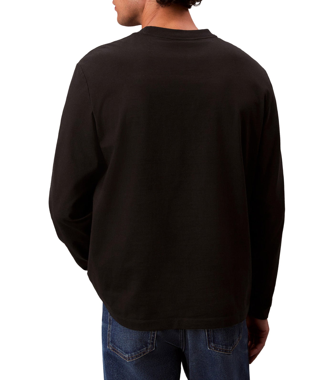 Long Sleeve Relaxed Standard Logo Crew Neck Tee