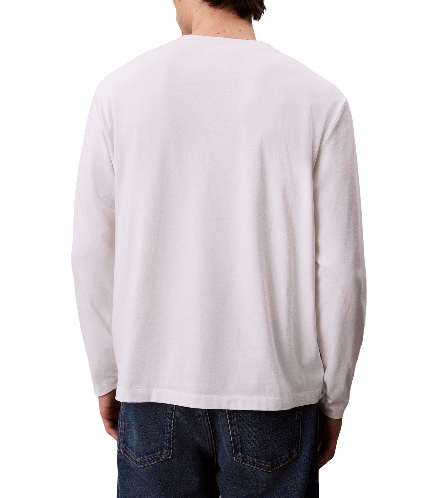 Long Sleeve Relaxed Standard Logo Crew Neck Tee