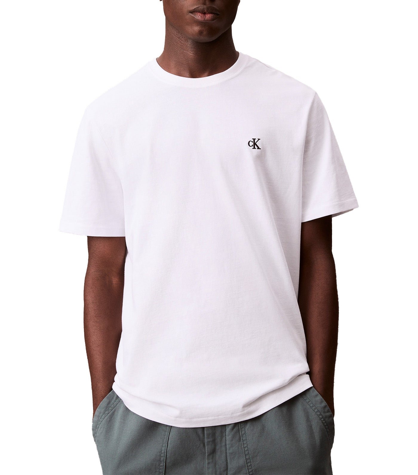 Embroidered Monogram Logo Relaxed T-Shirt