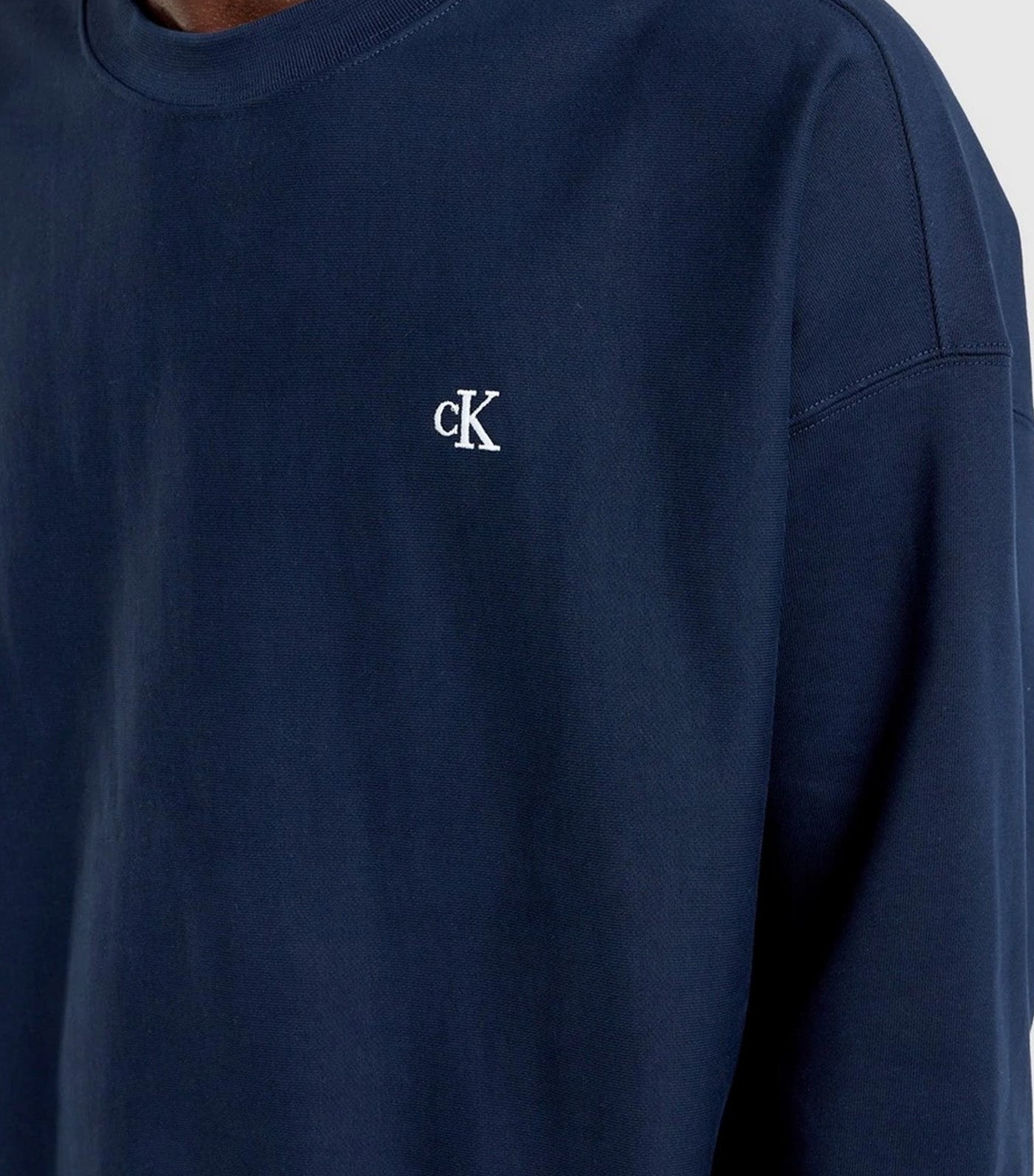 Premium Terry Monogram Sweatshirt Dark Sapphire