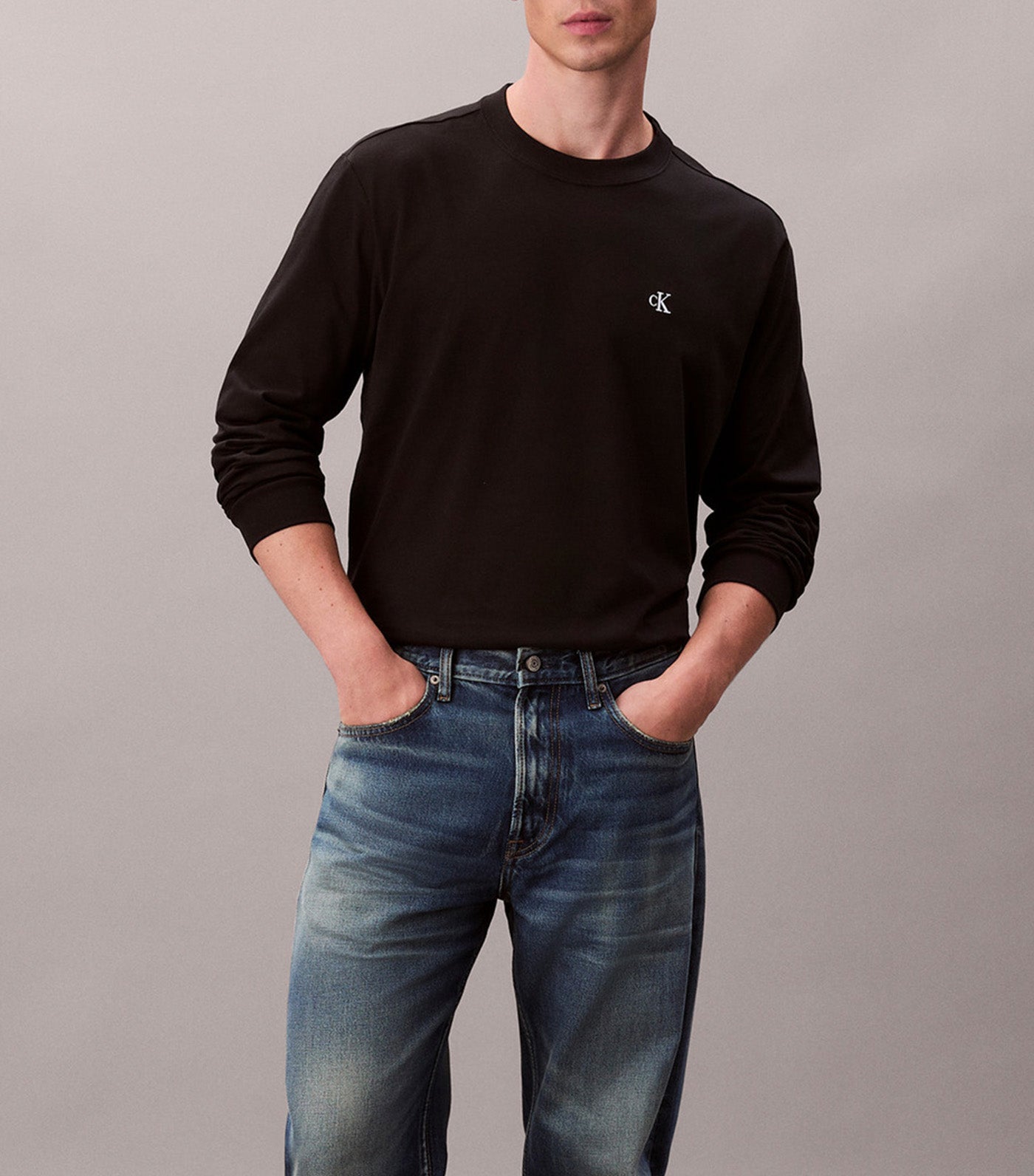 Long Sleeve Easy Monogram Tee