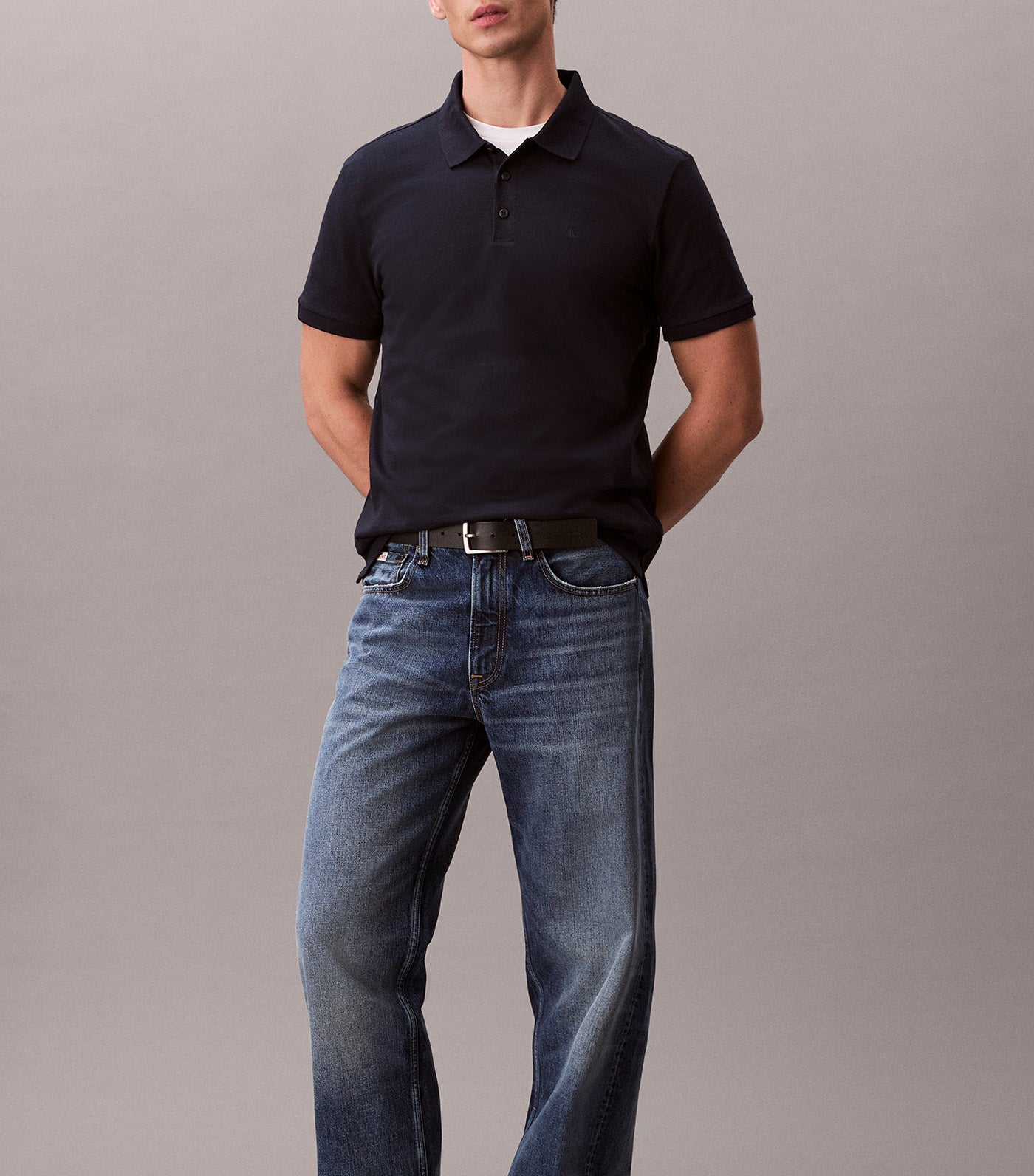Short Sleeve Classic Monogram Polo Shirt
