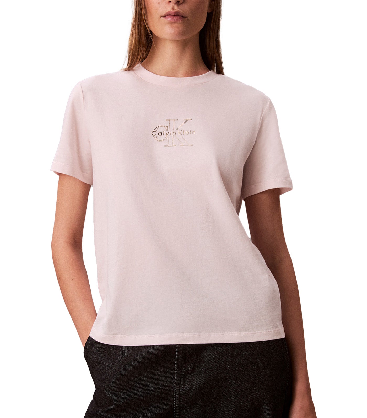 Glossy Metallic Logo T-Shirt