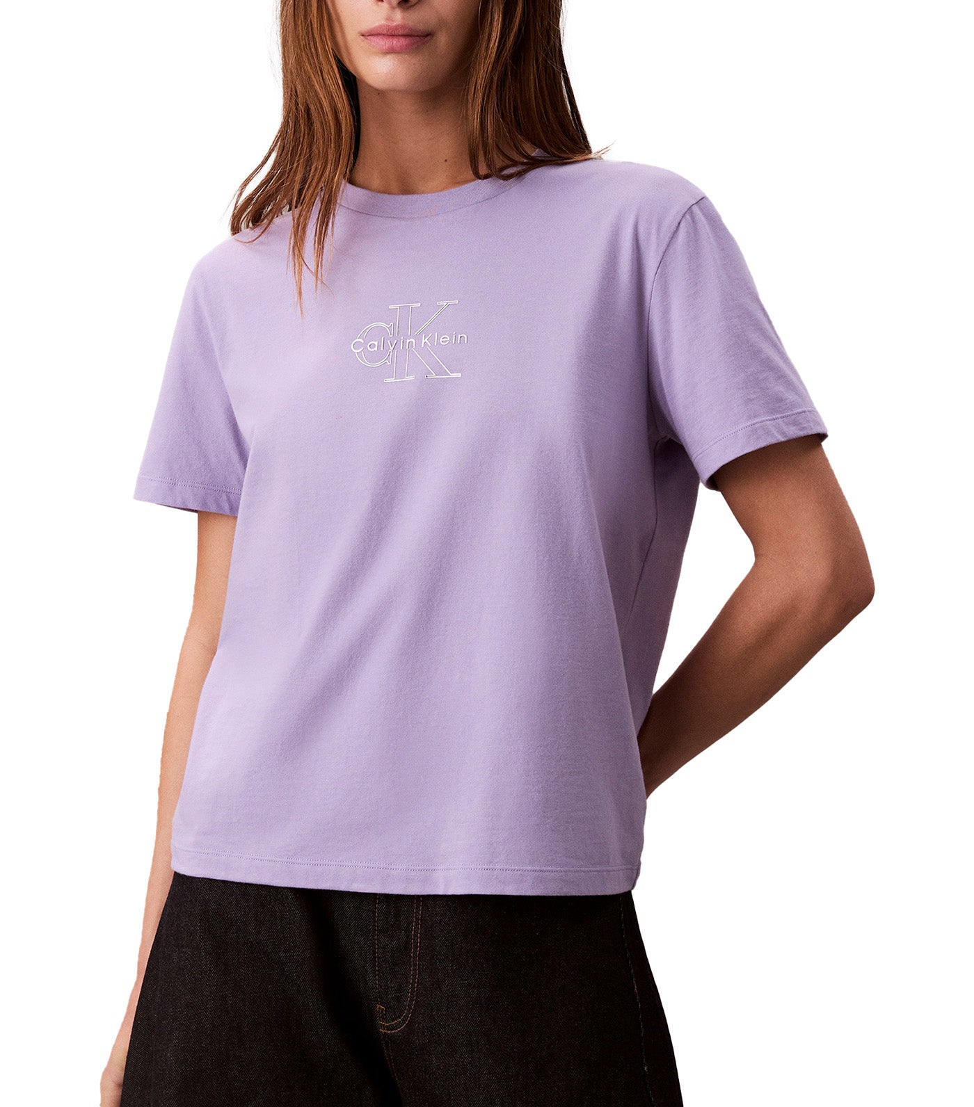 Glossy Metallic Logo T-Shirt