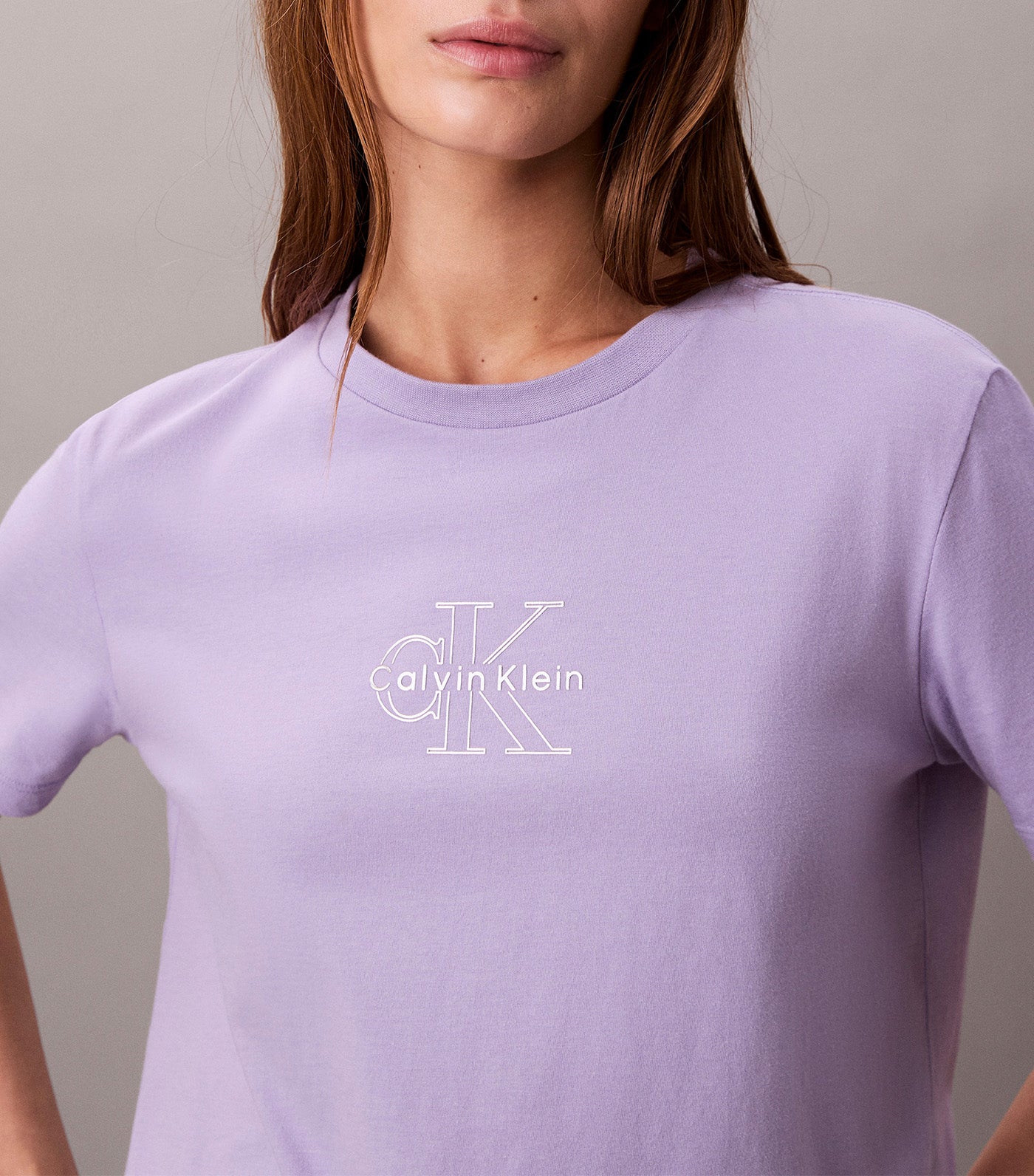 Glossy Metallic Logo T-Shirt