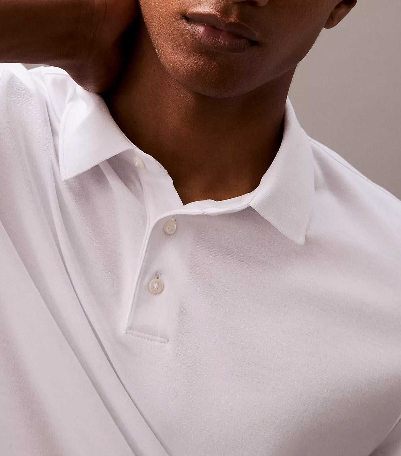 Calvin Klein Jeans Supima Cotton Classic Polo Shirt Bright White