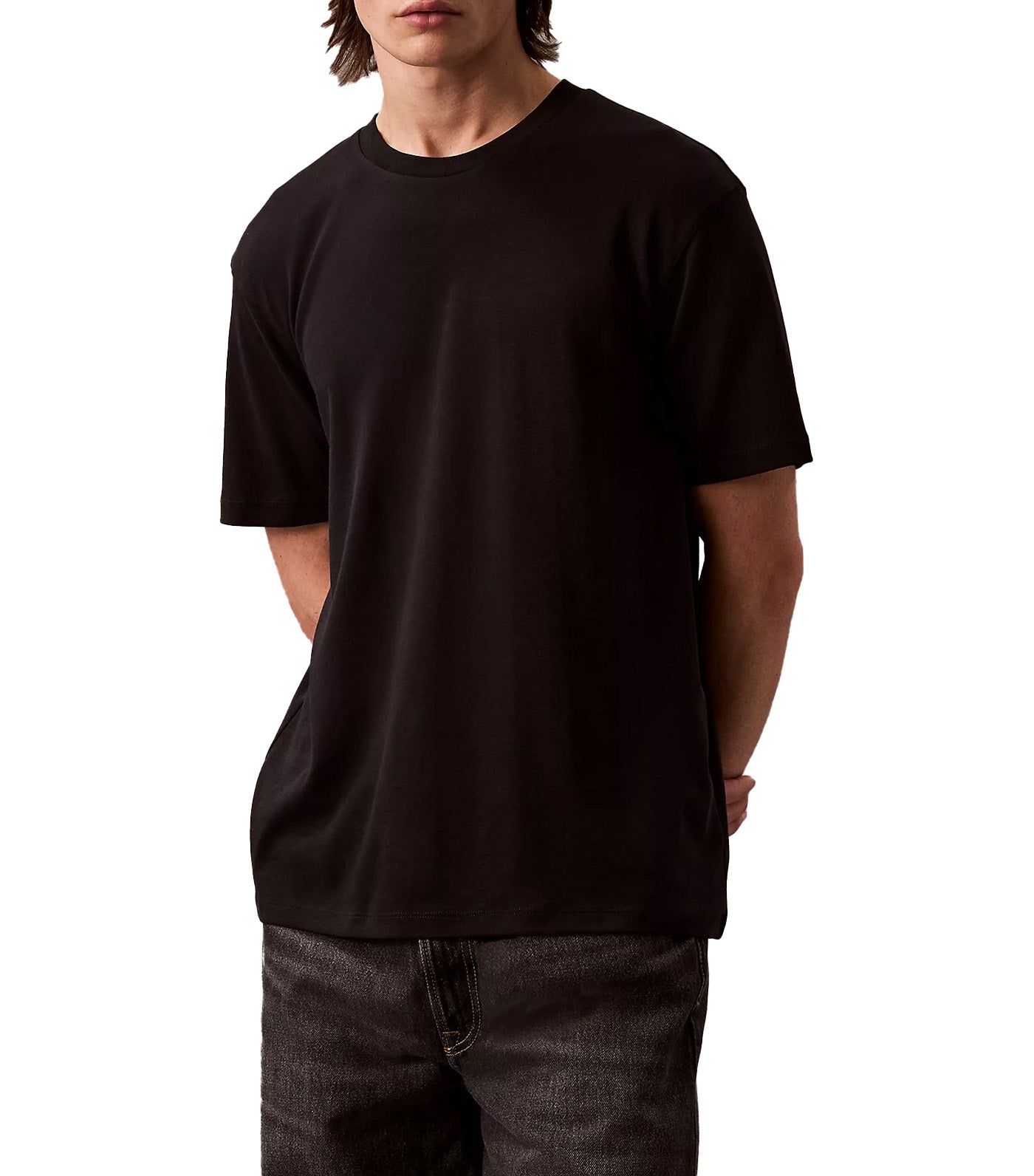 Calvin Klein Jeans Supima Cotton Crewneck T-Shirt Black