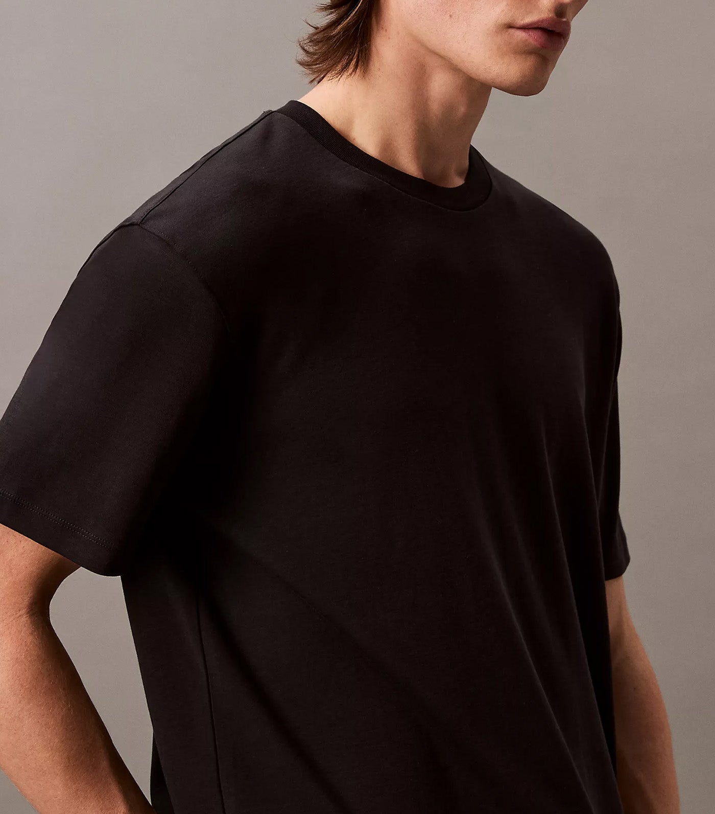 Calvin Klein Jeans Supima Cotton Crewneck T-Shirt Black