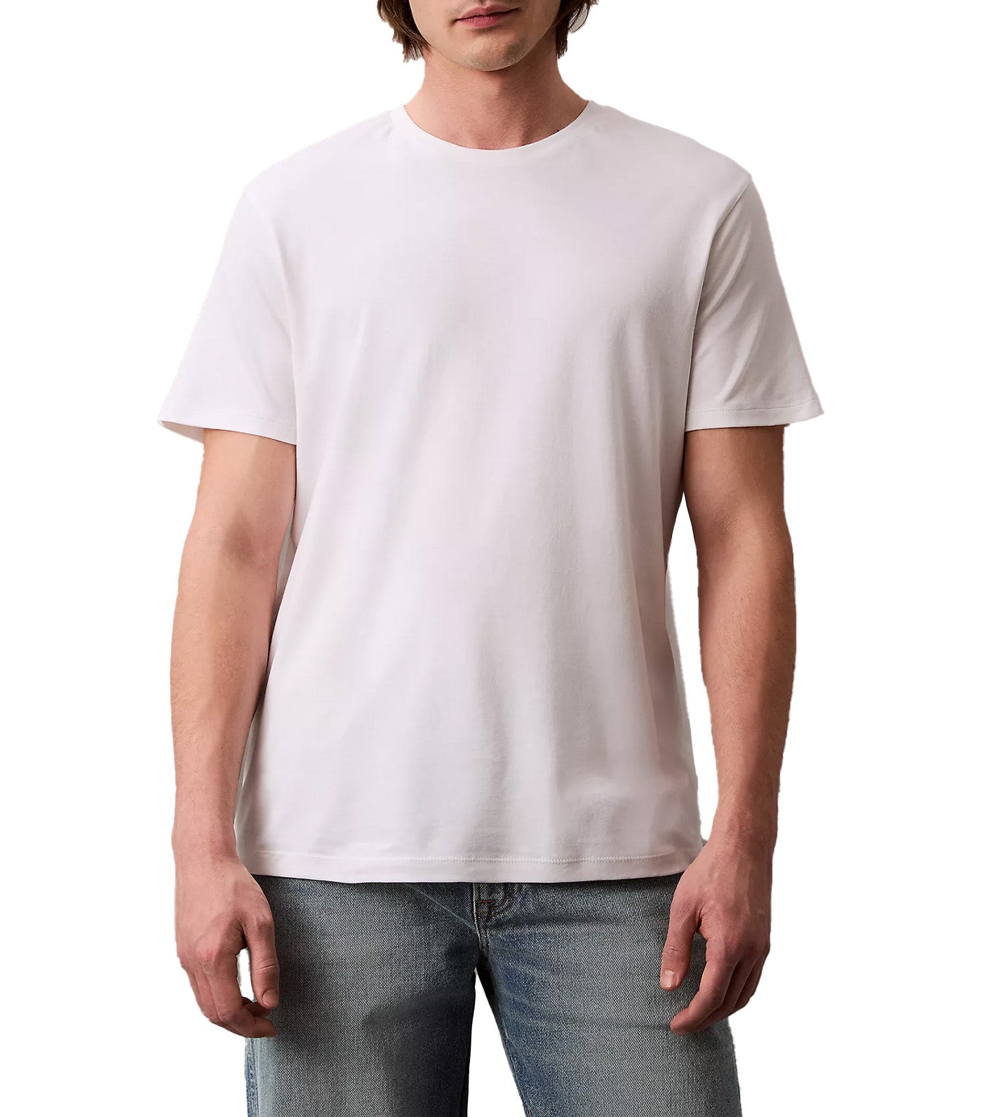 Calvin Klein Jeans Supima Cotton Crewneck T-Shirt Bright White