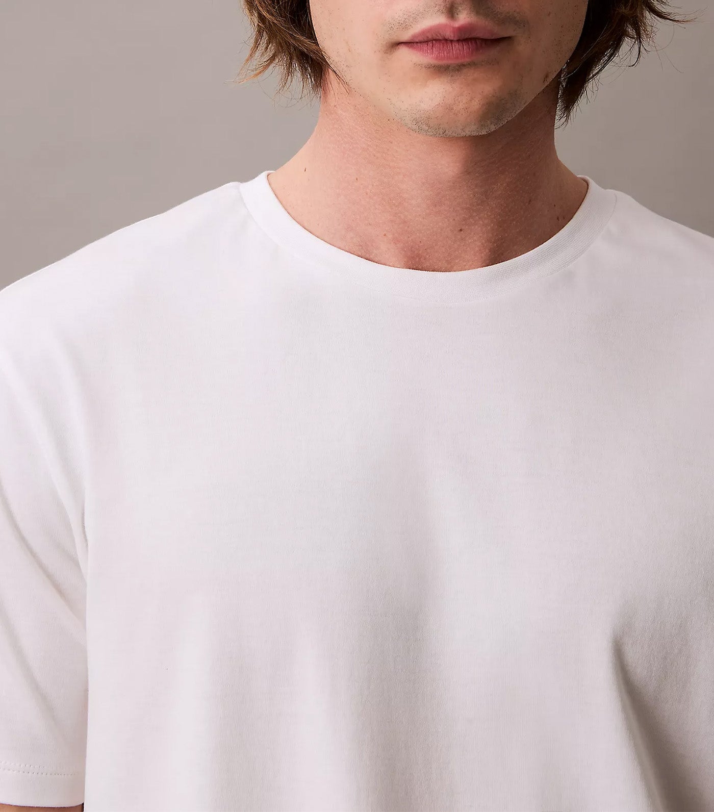 Calvin Klein Jeans Supima Cotton Crewneck T-Shirt Bright White