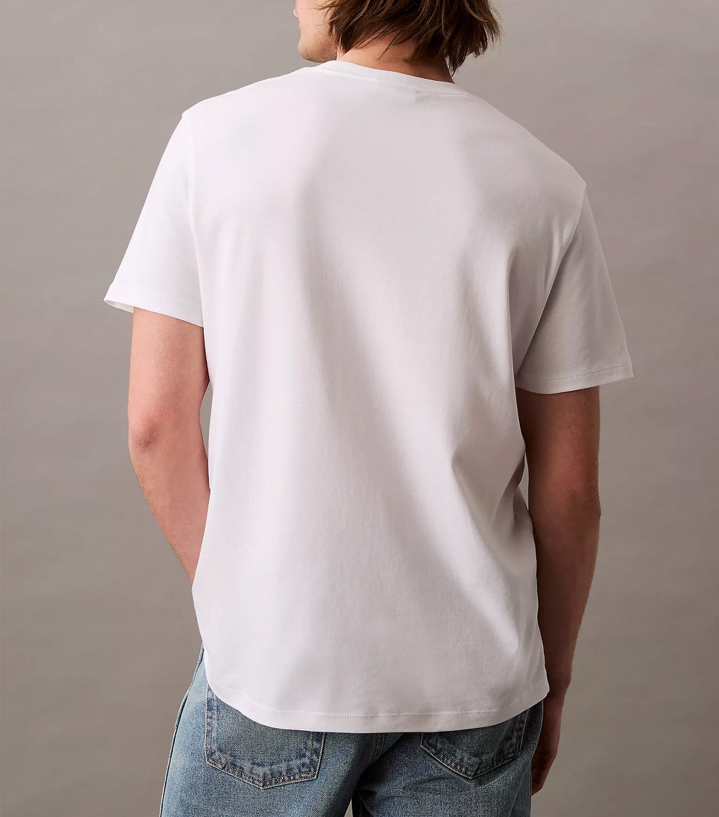 Calvin Klein Jeans Supima Cotton Crewneck T-Shirt Bright White