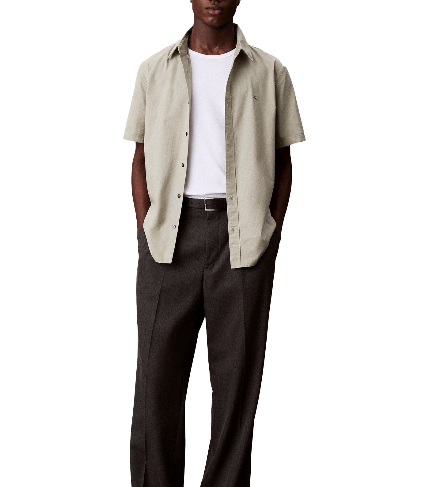 Calvin Klein Jeans Classic Oxford Shirt Seagrass