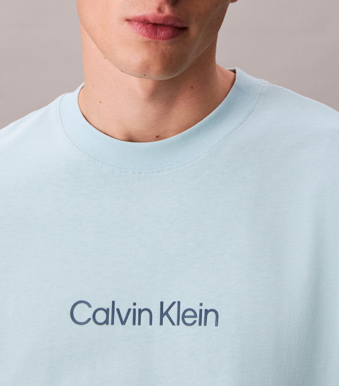 Calvin Klein Jeans Calvin Logo Crewneck Tee Stratosphere