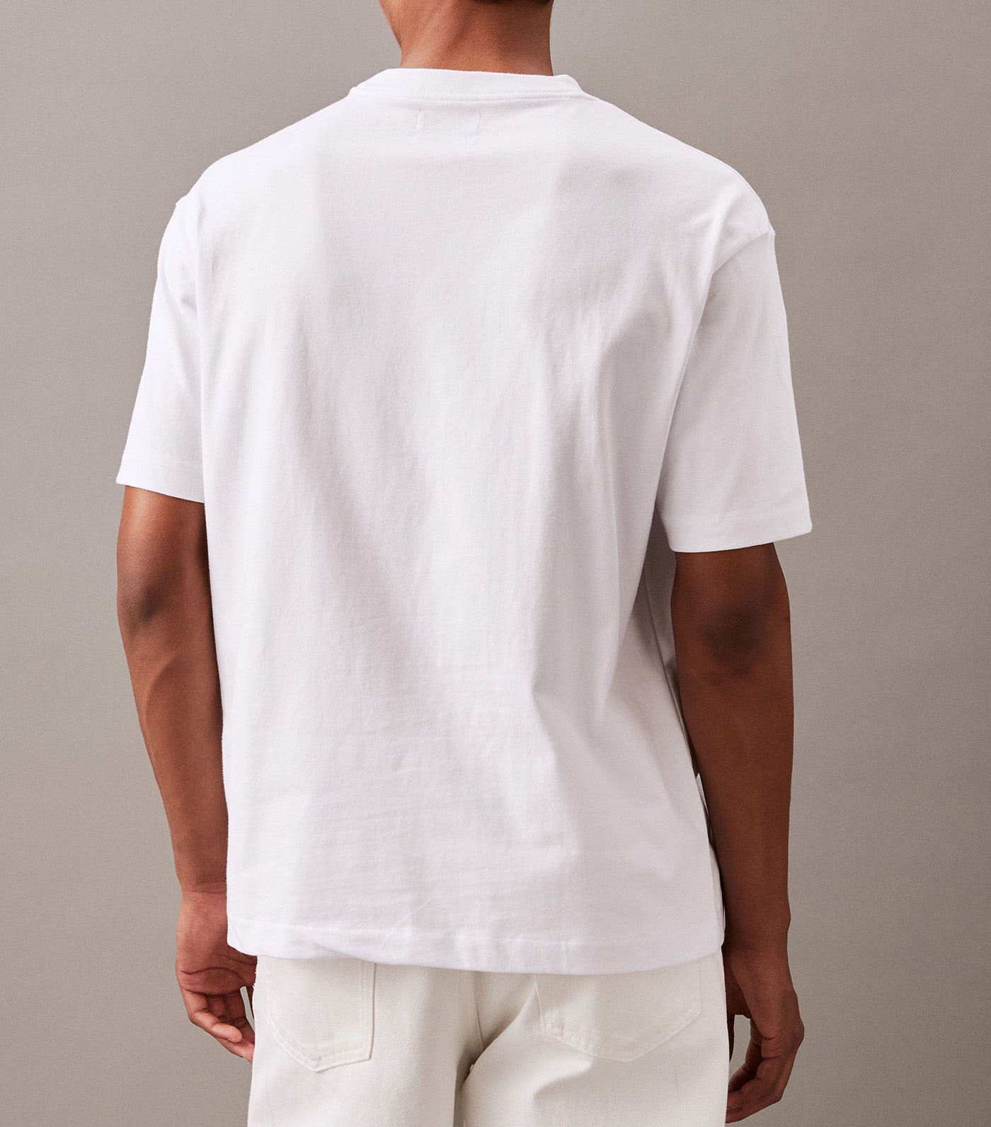 Calvin Klein Jeans Calvin Logo Crewneck Tee Bright White