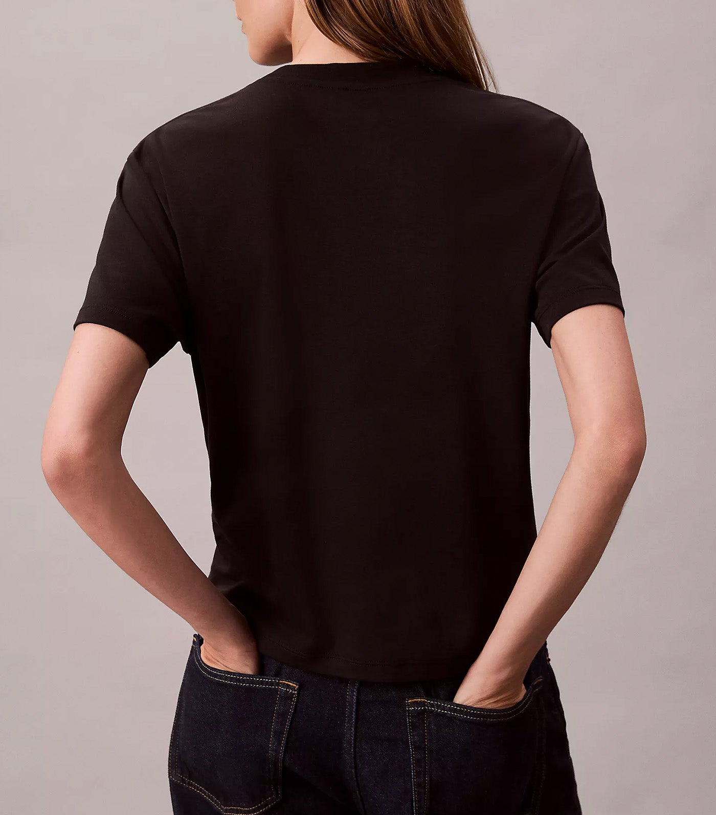 Short Sleeve Supima Jersey Emblem T-Shirt Black