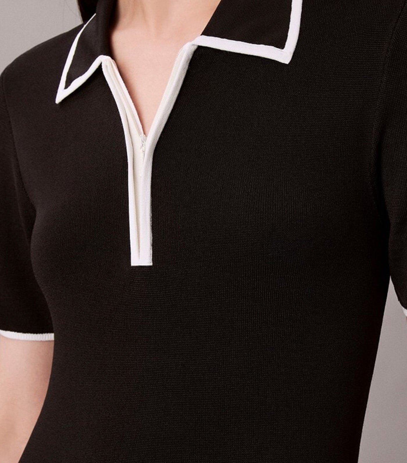 Short Sleeve Polo with Collar
