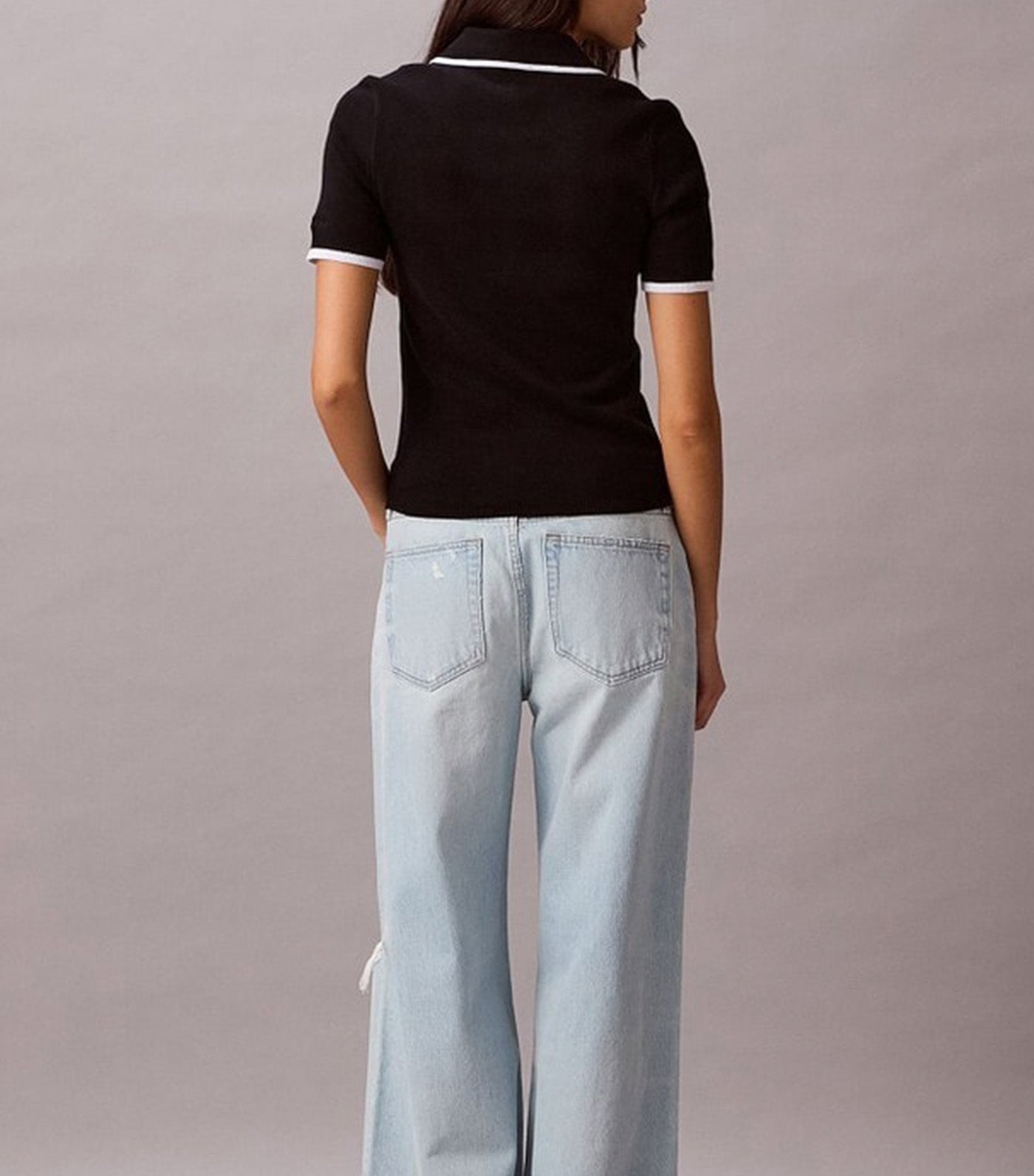 Short Sleeve Polo with Collar