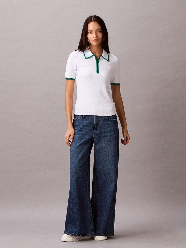 Short Sleeve Polo with Collar