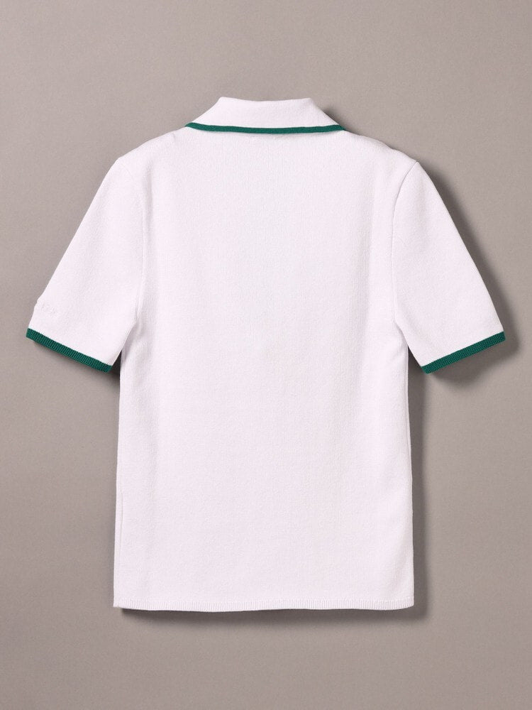 Short Sleeve Polo with Collar
