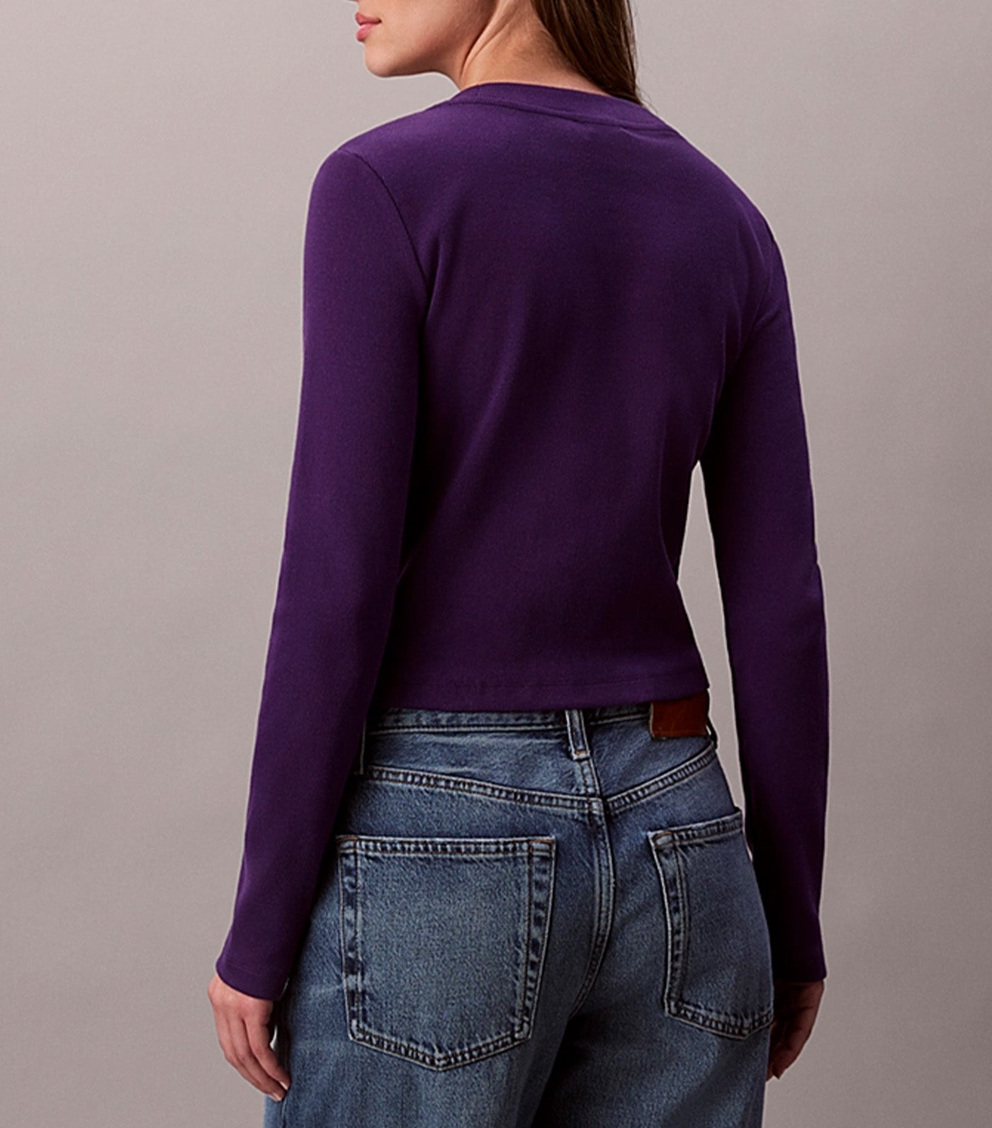 Long Sleeve Monologo Baby Tee