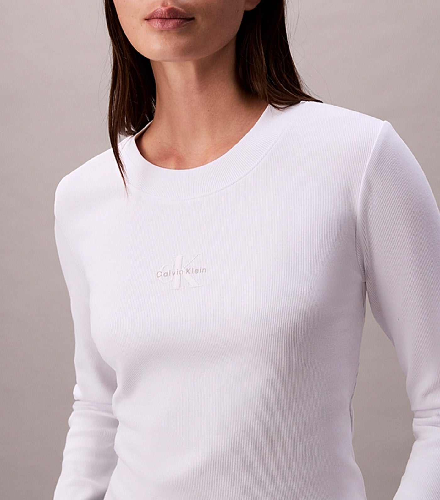 Long Sleeve Monologo Baby Tee