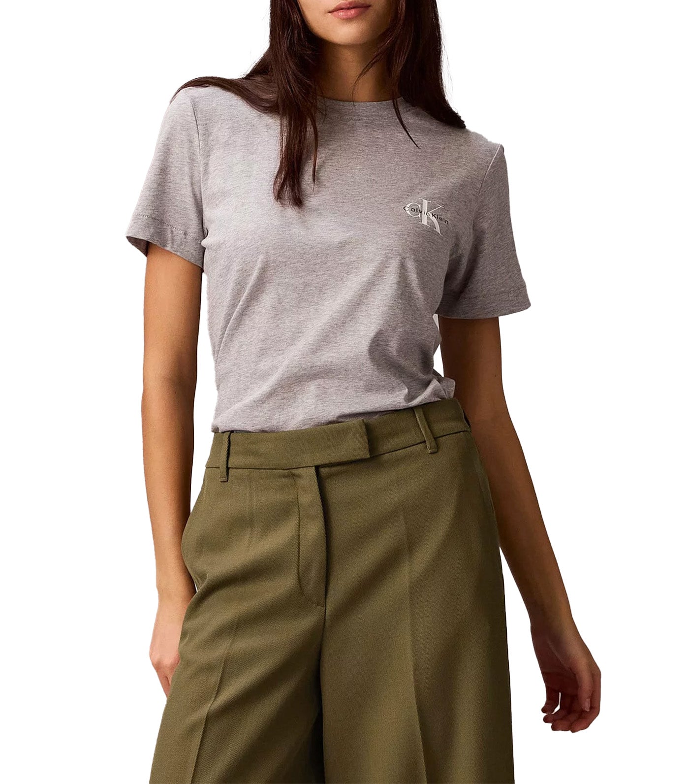 2-Pack Short Sleeve Crew Neck T-Shirt Heroic Gray Heather / Brilliant White