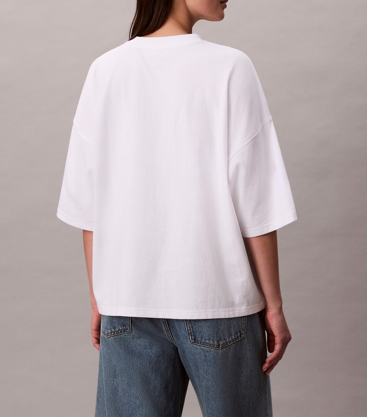 Woven's Label Oversized Tee