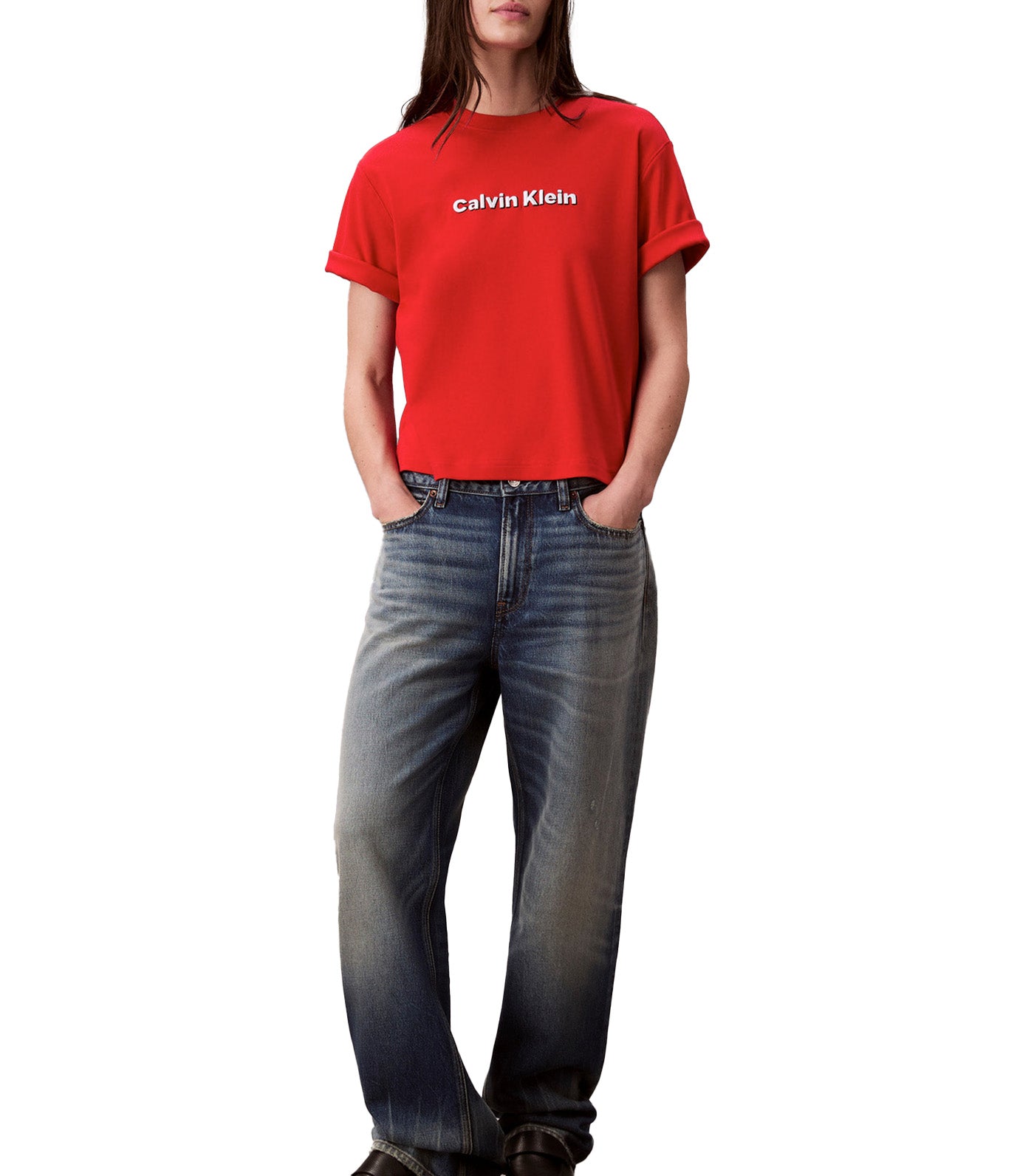 Short Sleeve Embroidered Logo Graphic T-Shirt