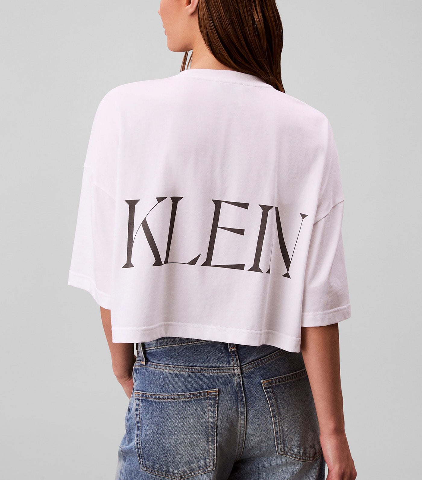 Cropped Graphic Logo T-Shirt