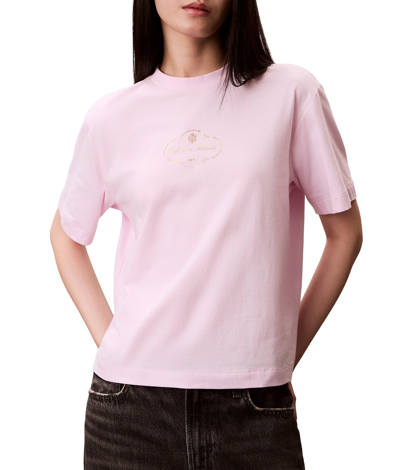 Cocktail Logo Graphic Boxy T-Shirt