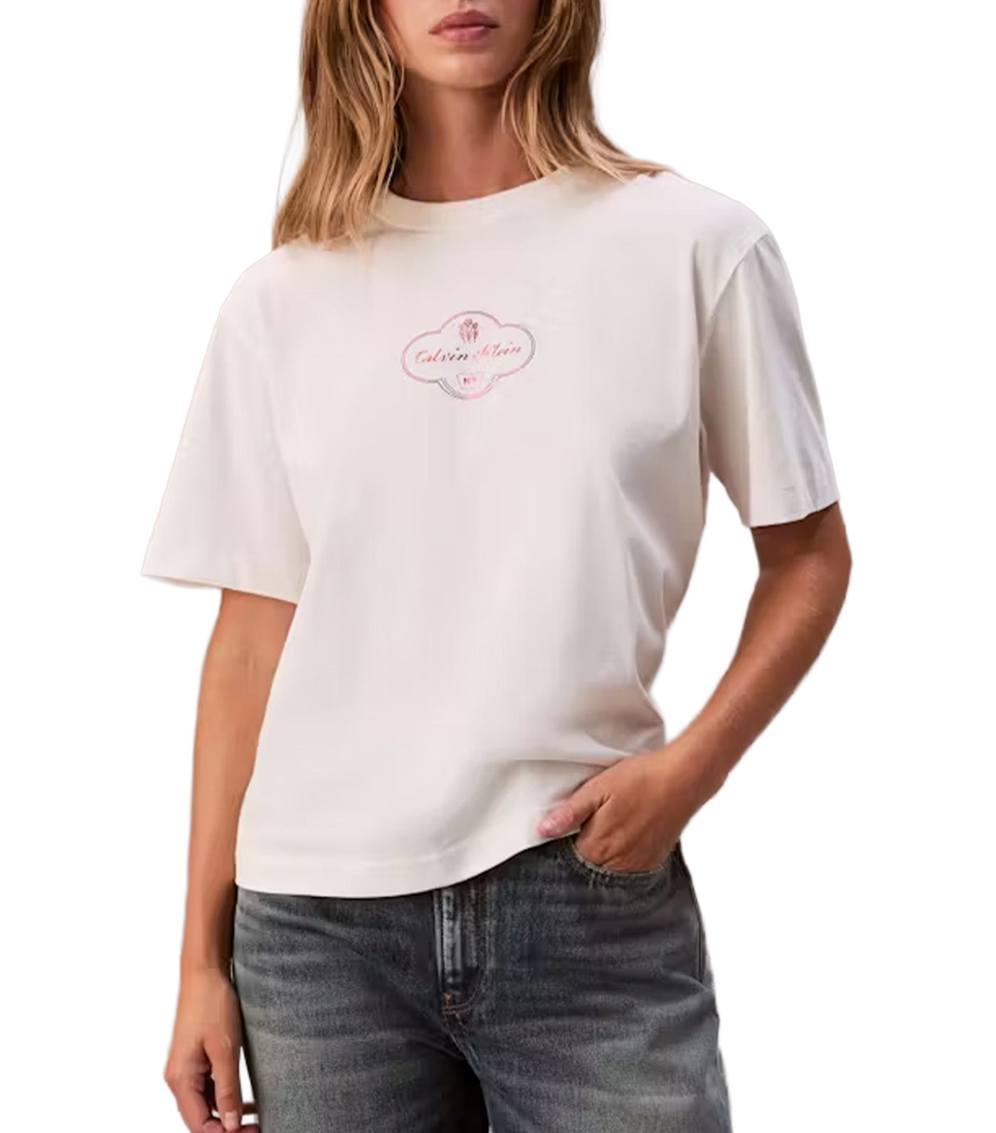 Cocktail Logo Graphic Boxy T-Shirt